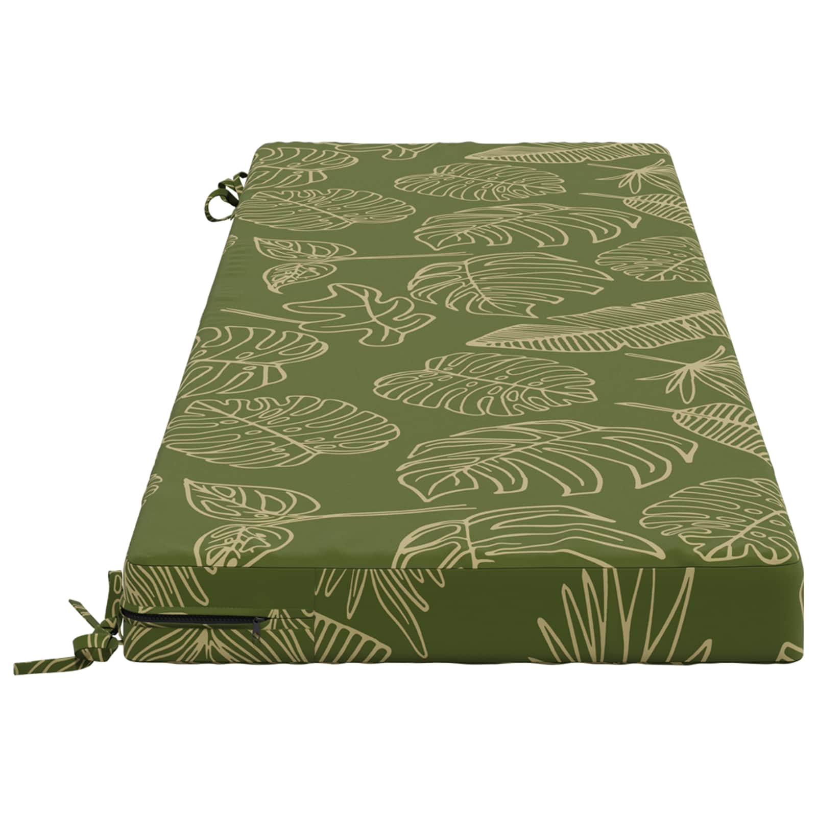 Bankkussen SOEST 100% Polyester Bladontwerp 140 x 50 x 8 cm image 3