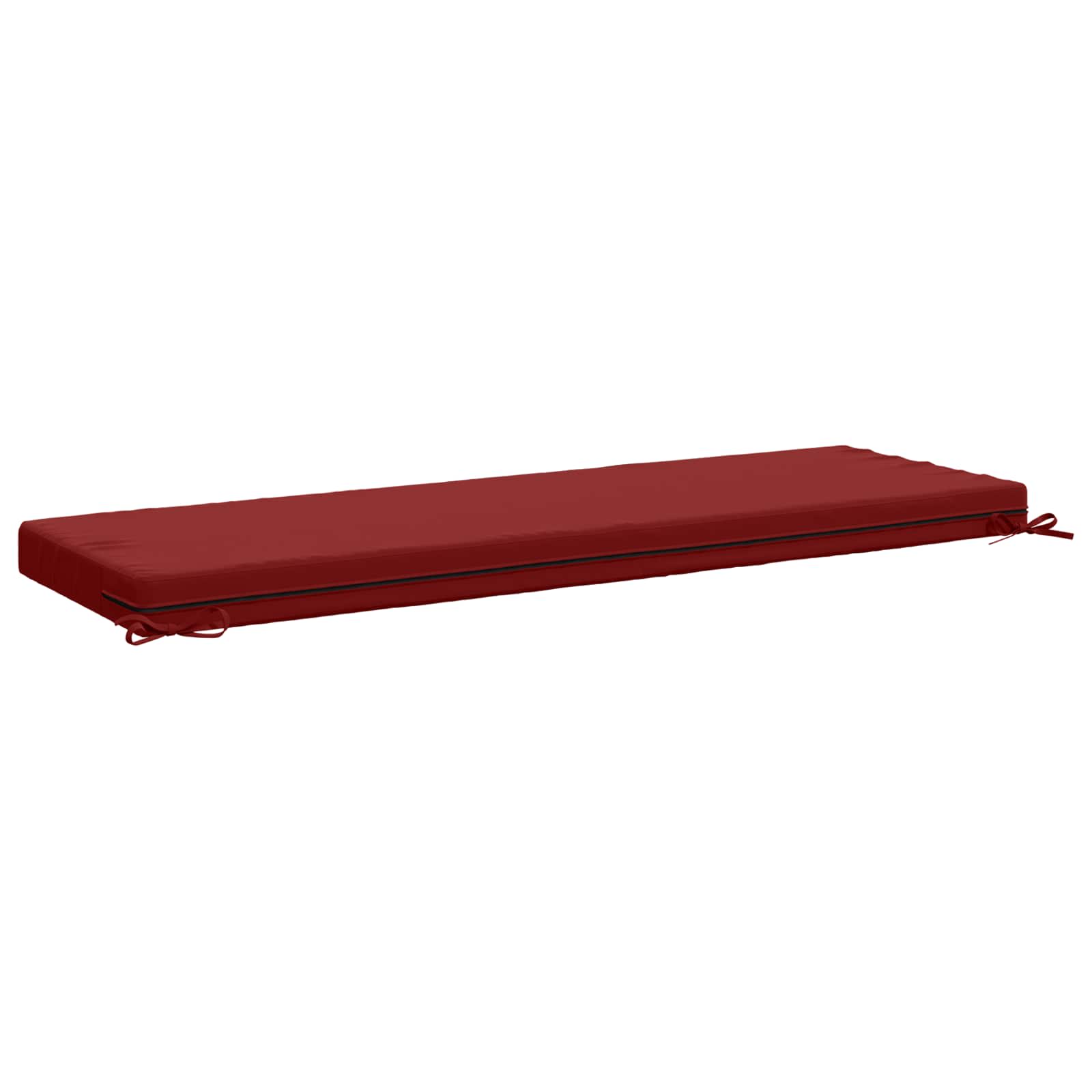 Bankkussen SOEST 100% Polyester Wijnrood 140 x 50 x 8 cm image 4