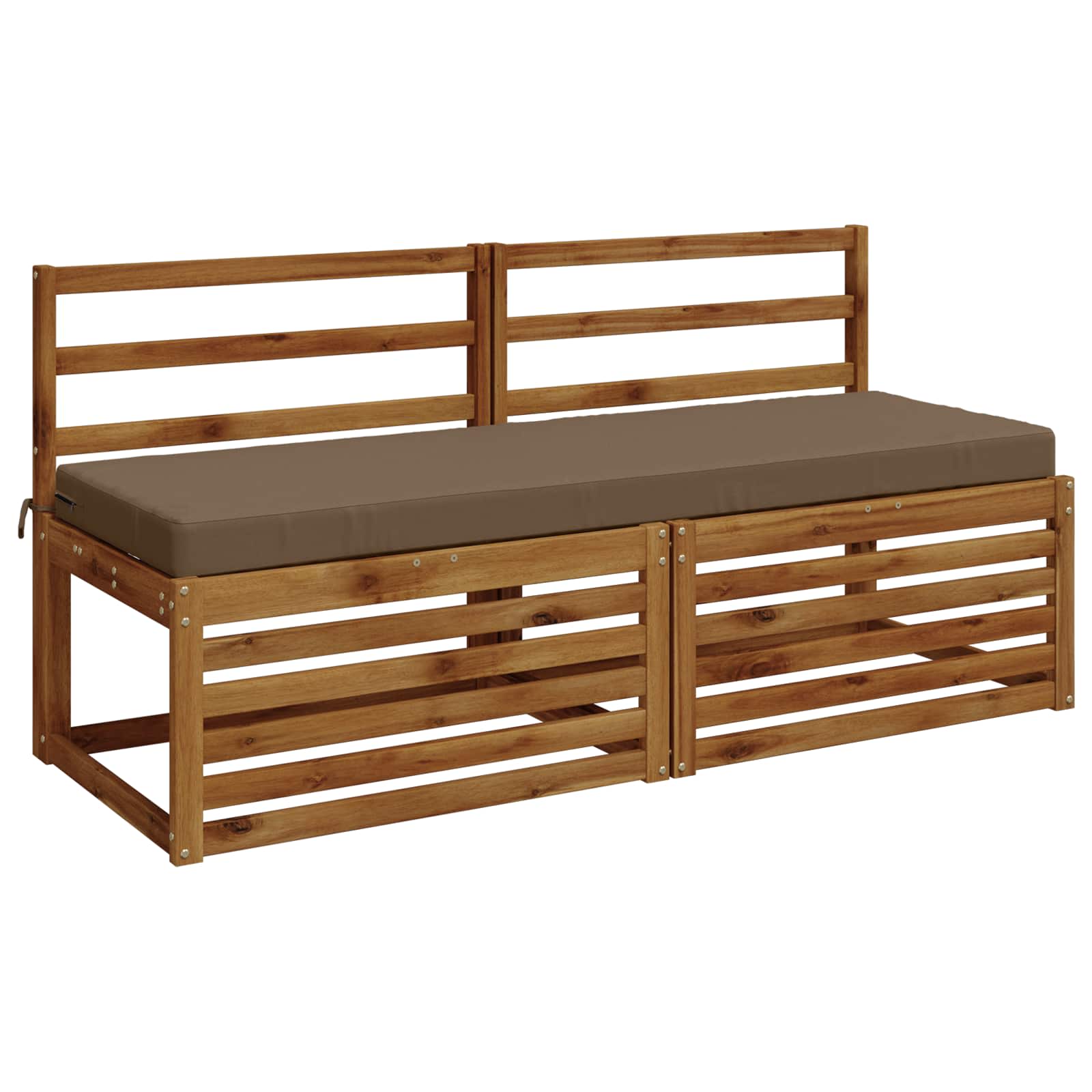 Bankkussen SOEST 100% Polyester Taupe 150 x 50 x 8 cm image 2