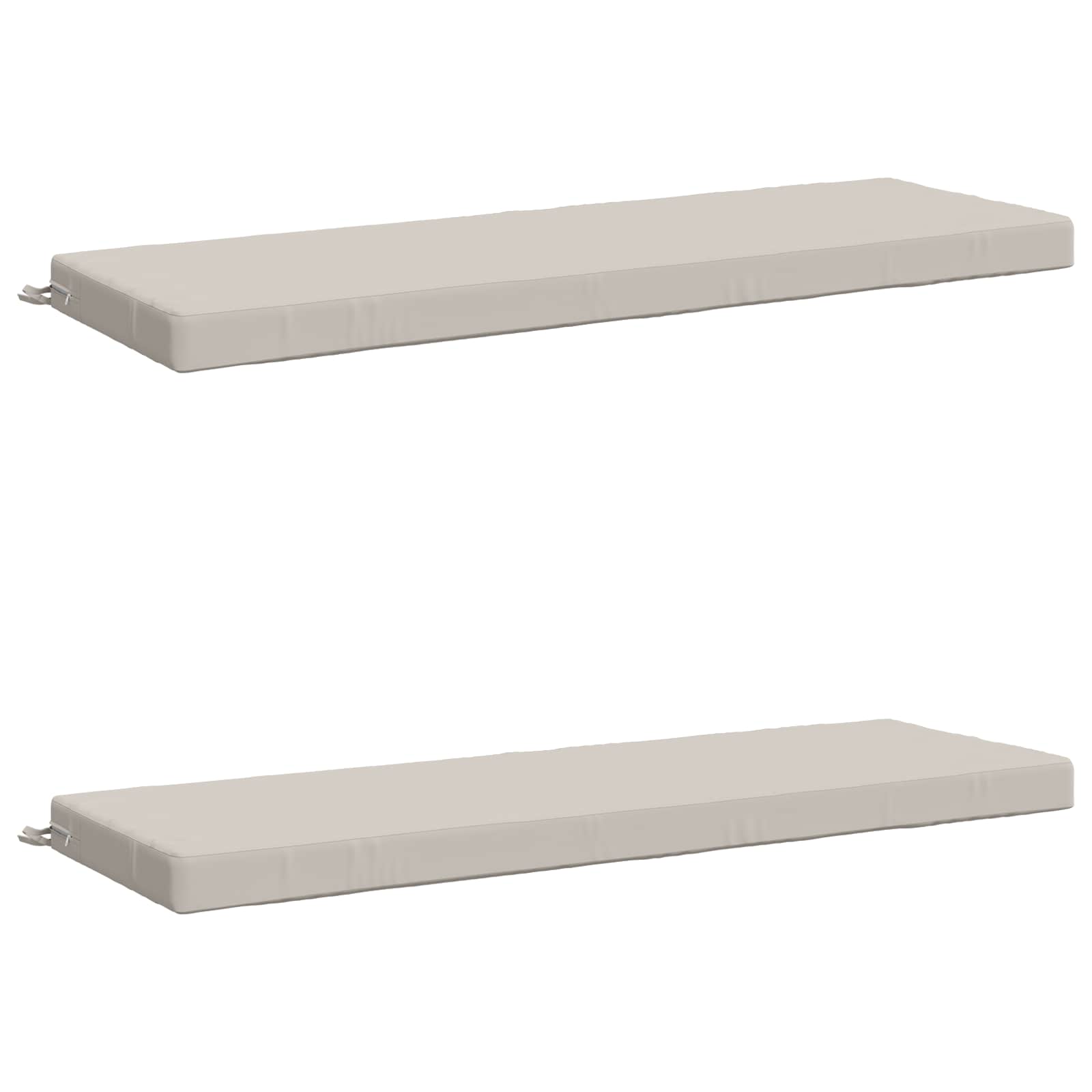 2-delige Bankkussens SOEST 2 st 100% Polyester Wit image 1