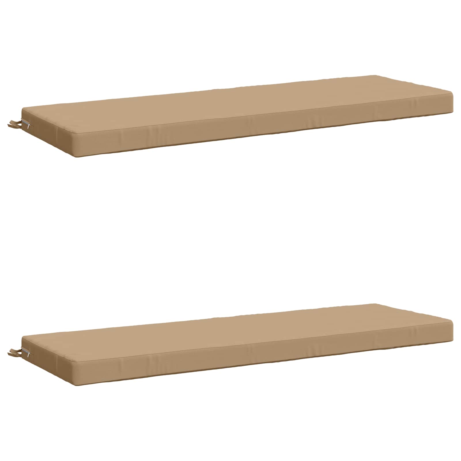 2-delige Bankkussens SOEST 2 st 100% Polyester Zand image 1