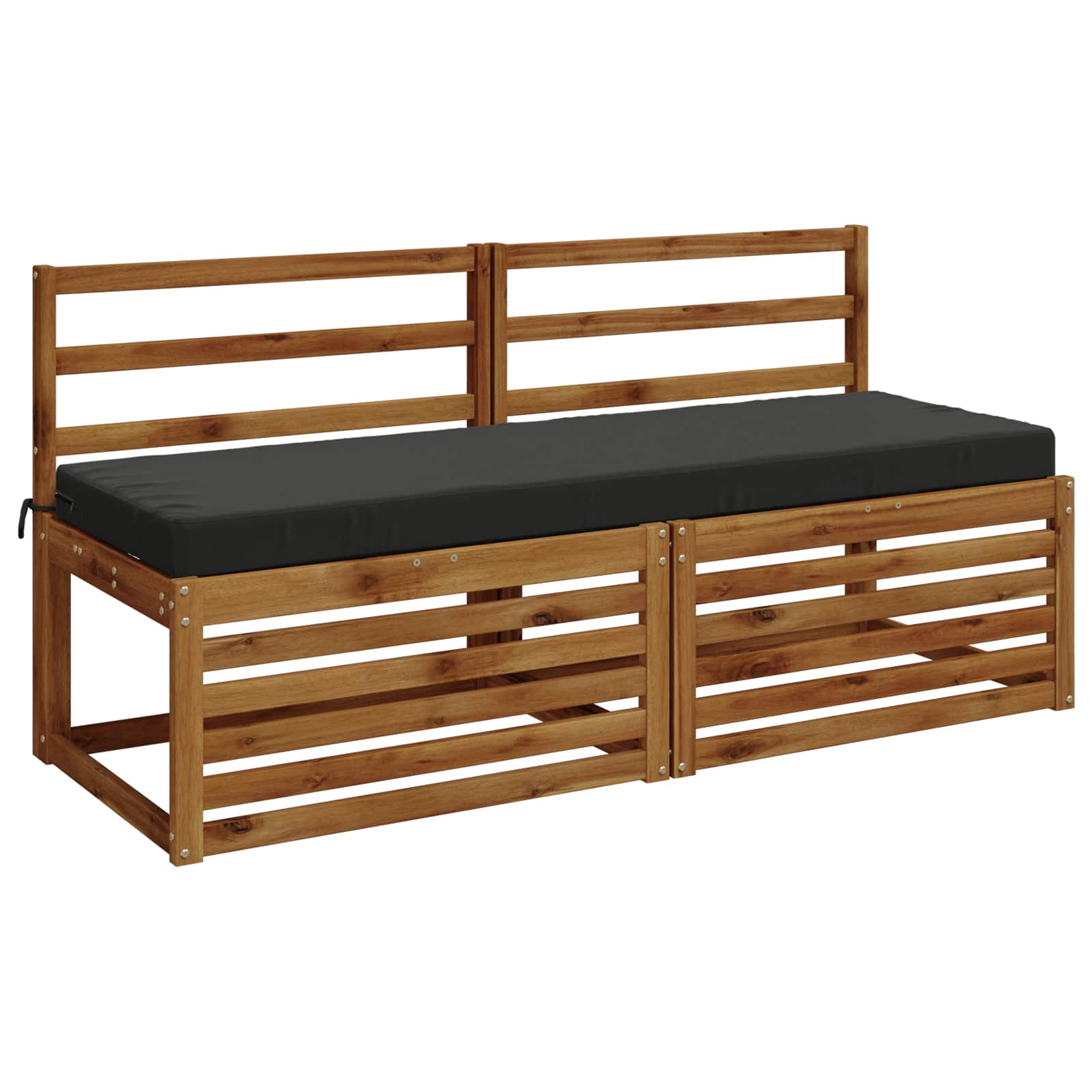 Bankkussen SOEST 100% Polyester Antraciet 150 x 50 x 8 cm image 2