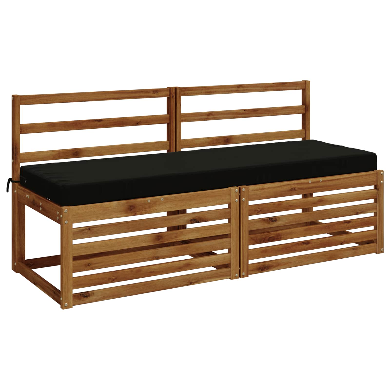 Bankkussen SOEST 100% Polyester Zwart 150 x 50 x 8 cm image 2
