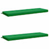 vidaXL Pingipatjad SOEST 2 tk 100% Pol&uuml;ester Roheline 150 x 50 x 8 cm