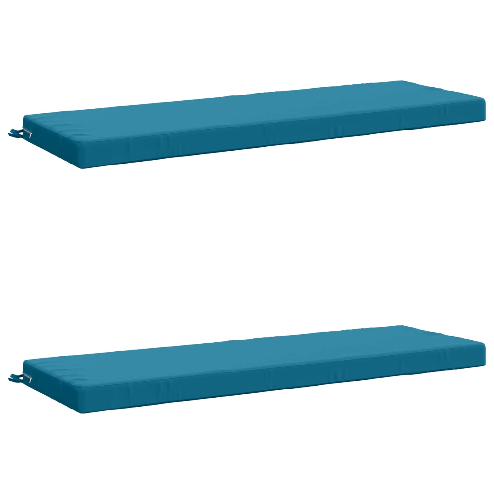 2-delige Bankkussens SOEST 2 st 100% Polyester Lichtblauw image 2