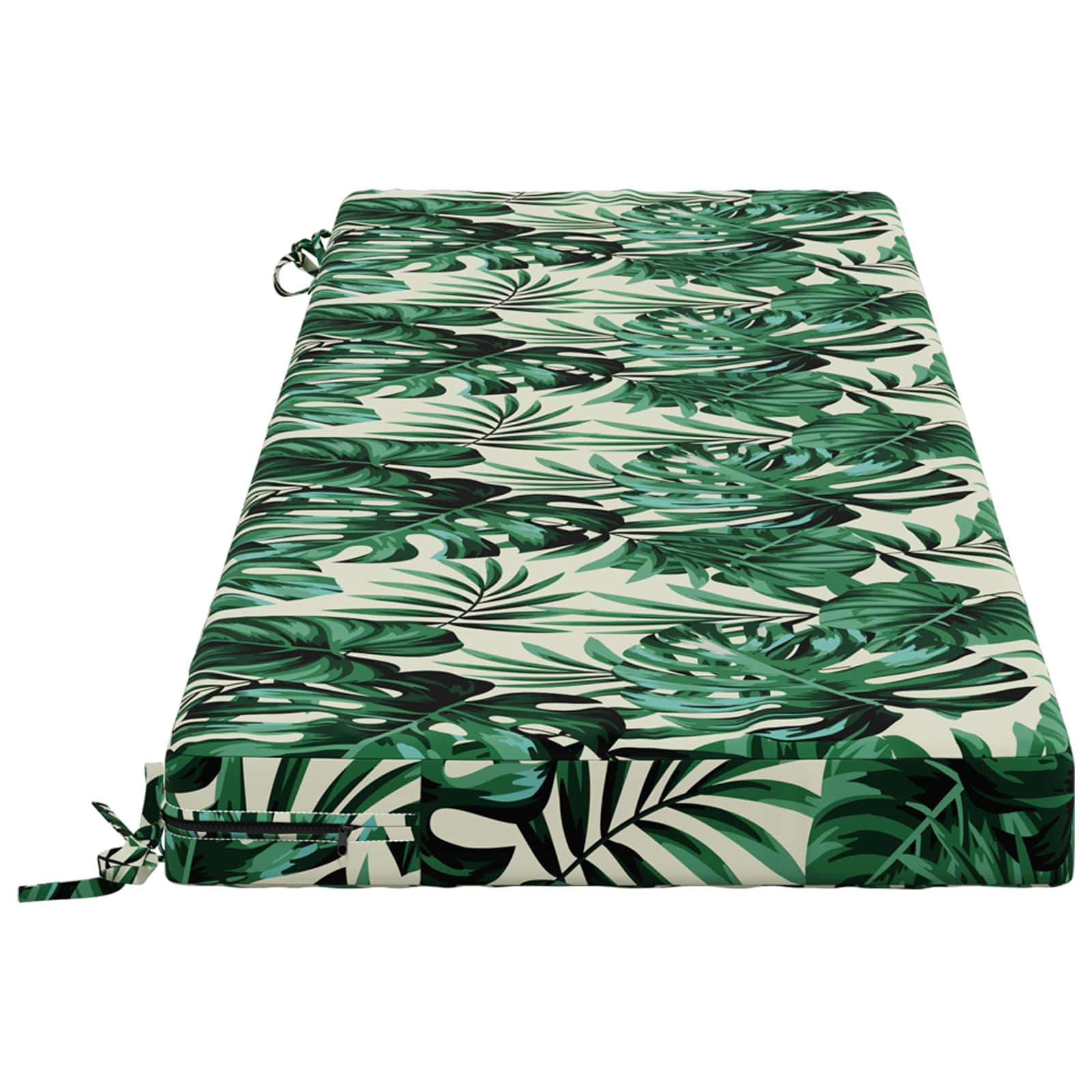 Bankkussen SOEST 100% Polyester Bladpatroon 150 x 50 x 8 cm image 3