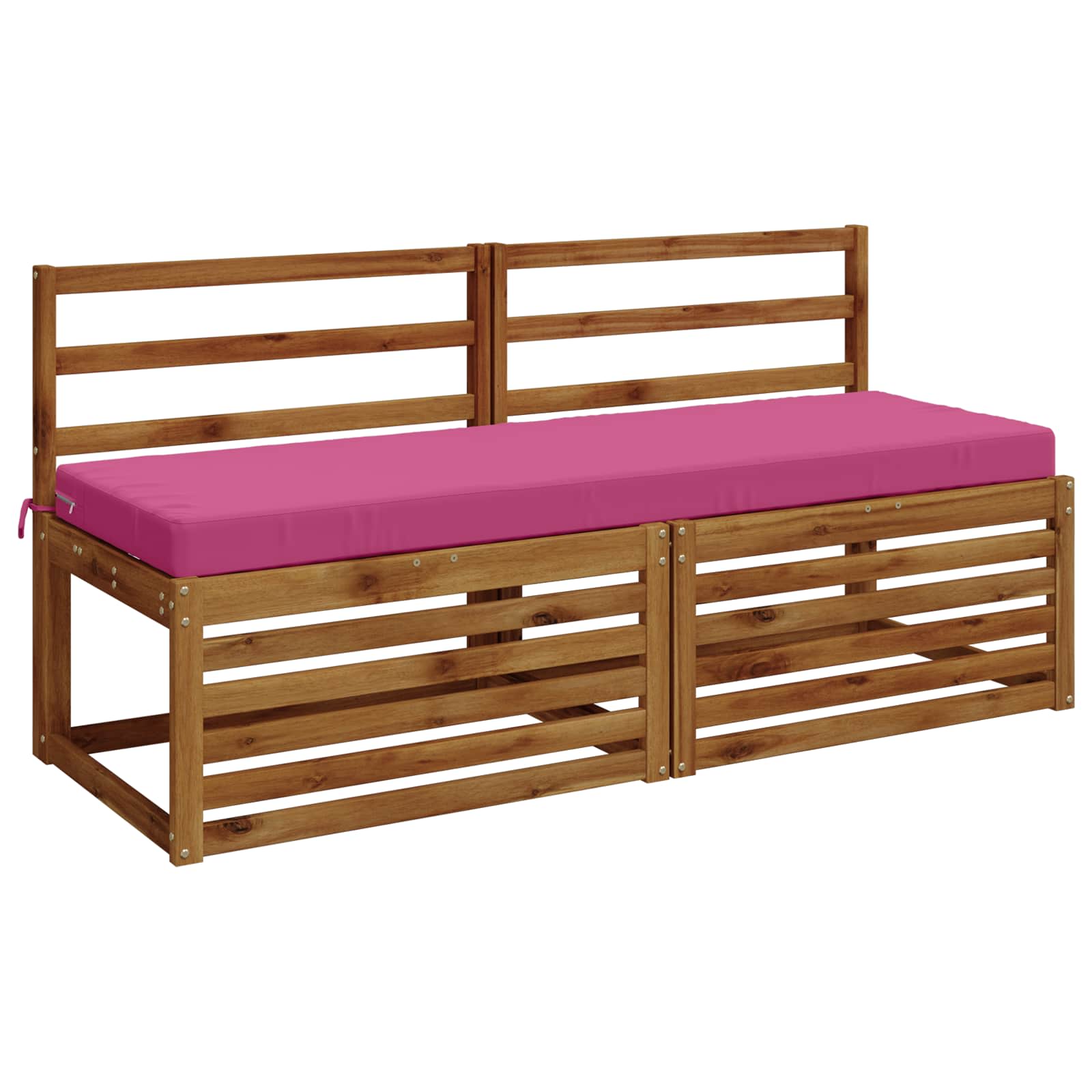 2-delige Bankkussens SOEST 2 st 100% Polyester Roze image 2
