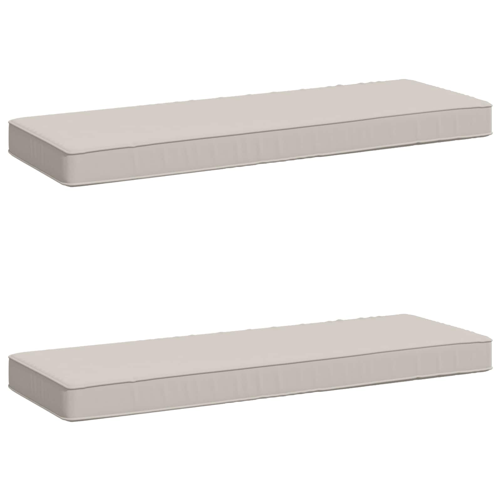 Калъфи за пейки, 2 части VUGHT 2 pcs 100% полиестер Бяло — изображение 2