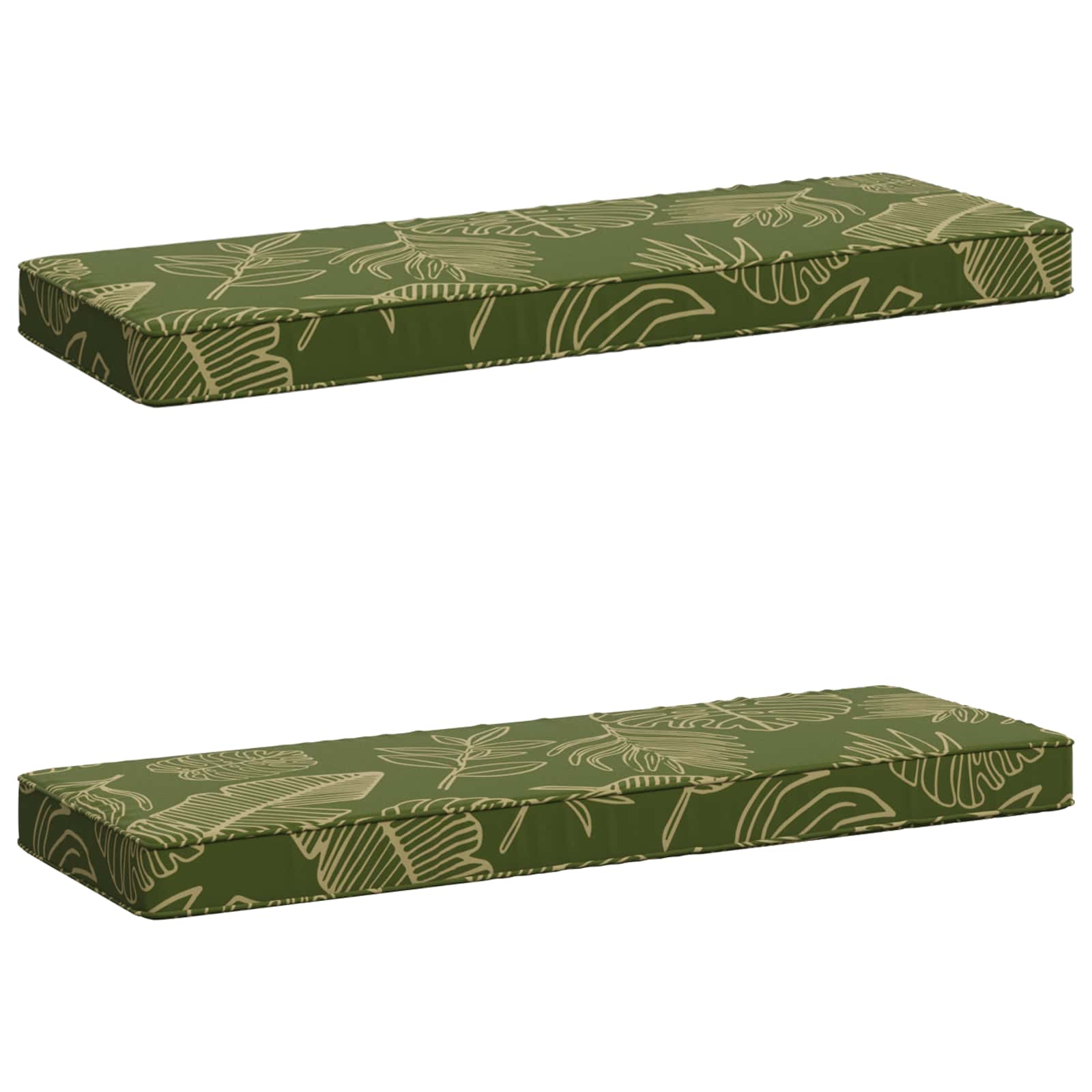 2-delige Bankkussens VUGHT 2 pcs 100% Polyester Bladontwerp image 1
