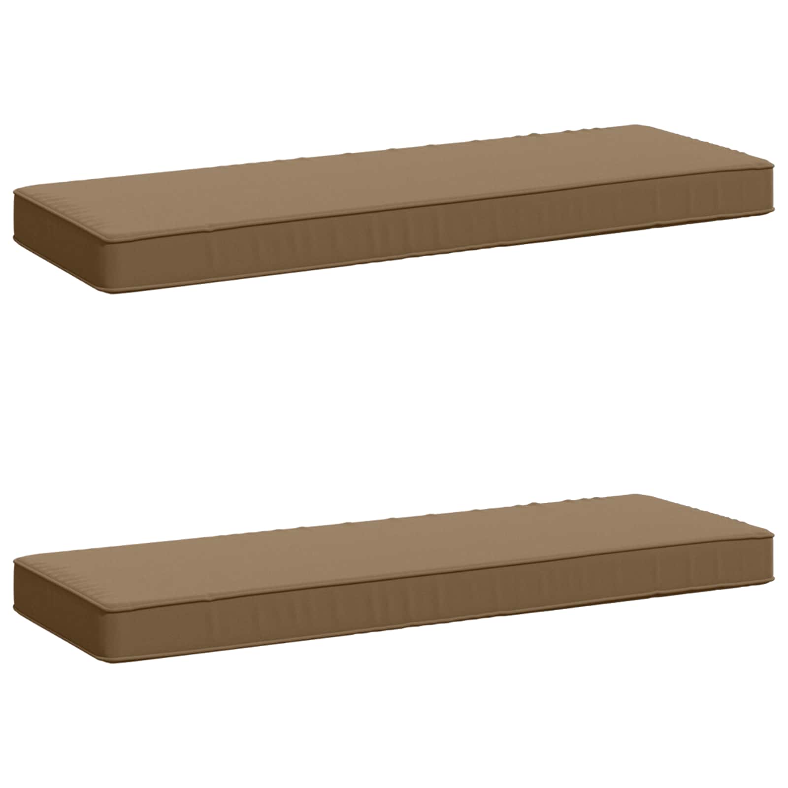 2-delige Bankkussens VUGHT 2 pcs 100% Polyester Taupe image 2