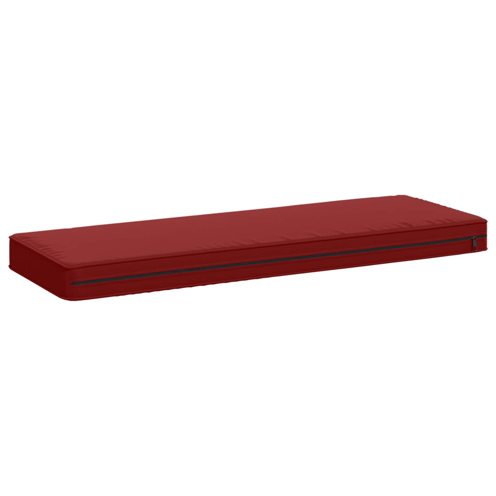 1-delig Bankkussen VUGHT 100% Polyester Wijnrood 80 x 30 x 5 cm image 5