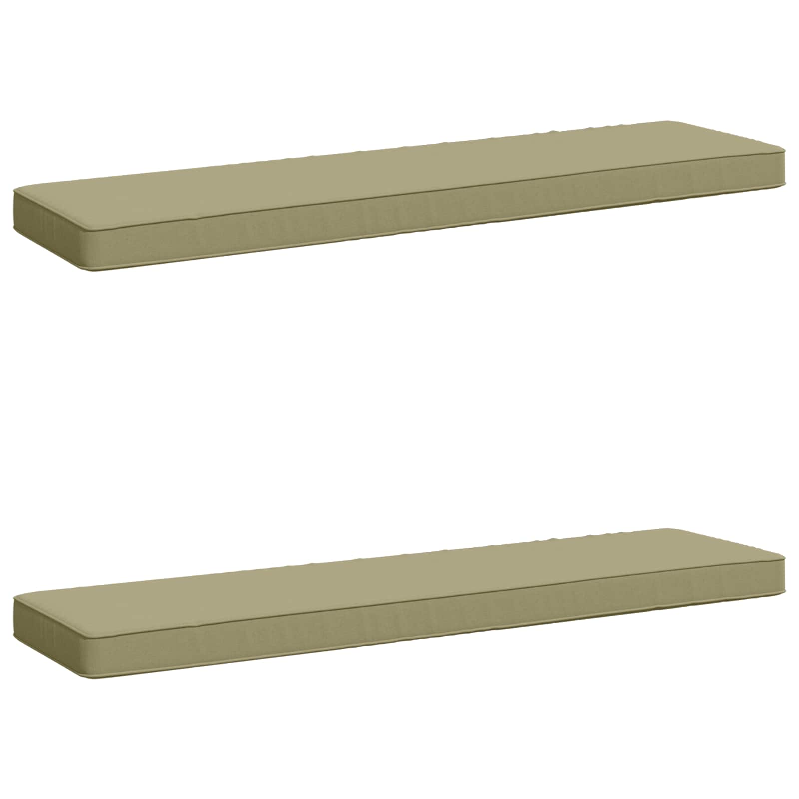 2-delige Bankkussens VUGHT 2 pcs 100% Polyester Lichtgroen image 2