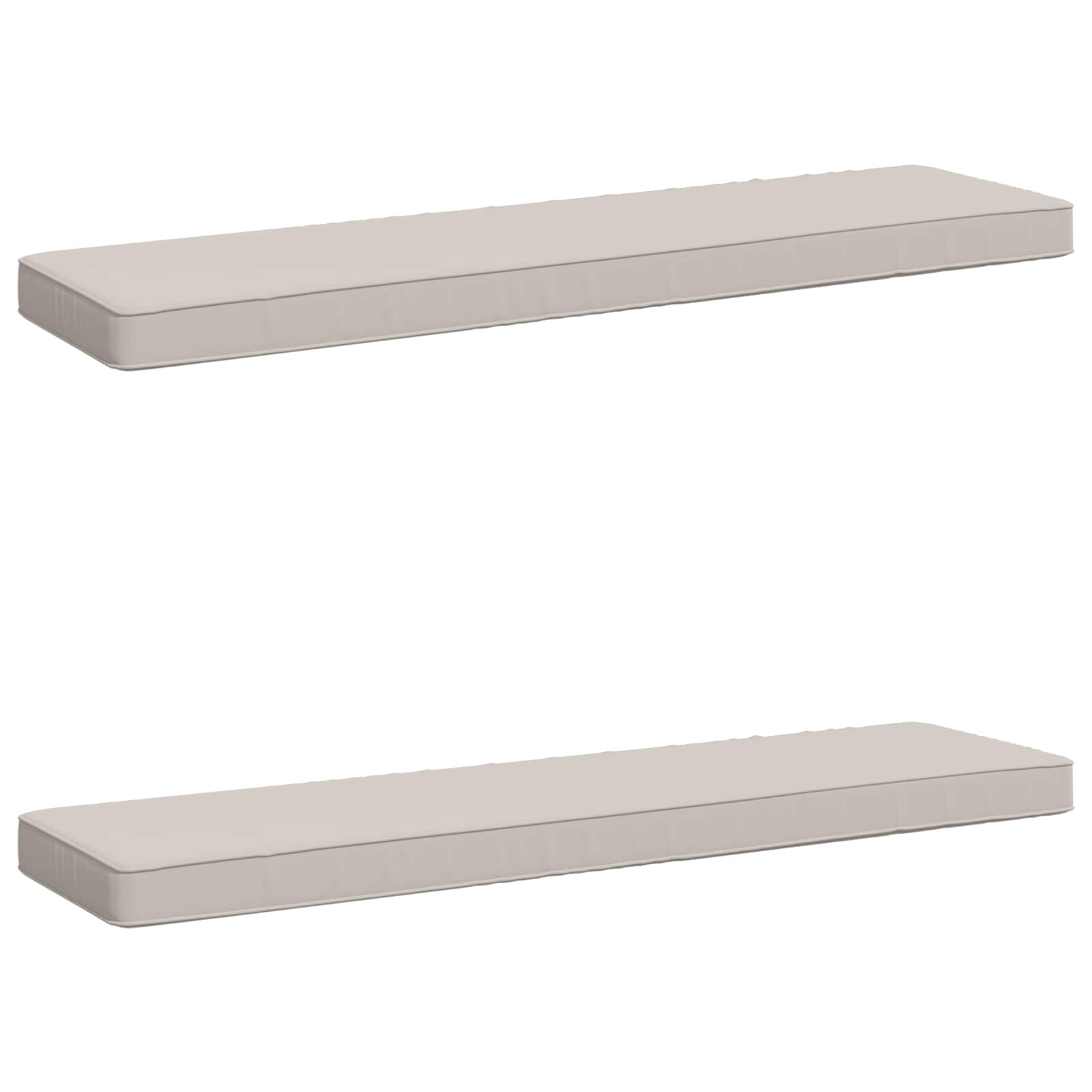 2-delige Bankkussens VUGHT 2 pcs 100% Polyester Wit image 1