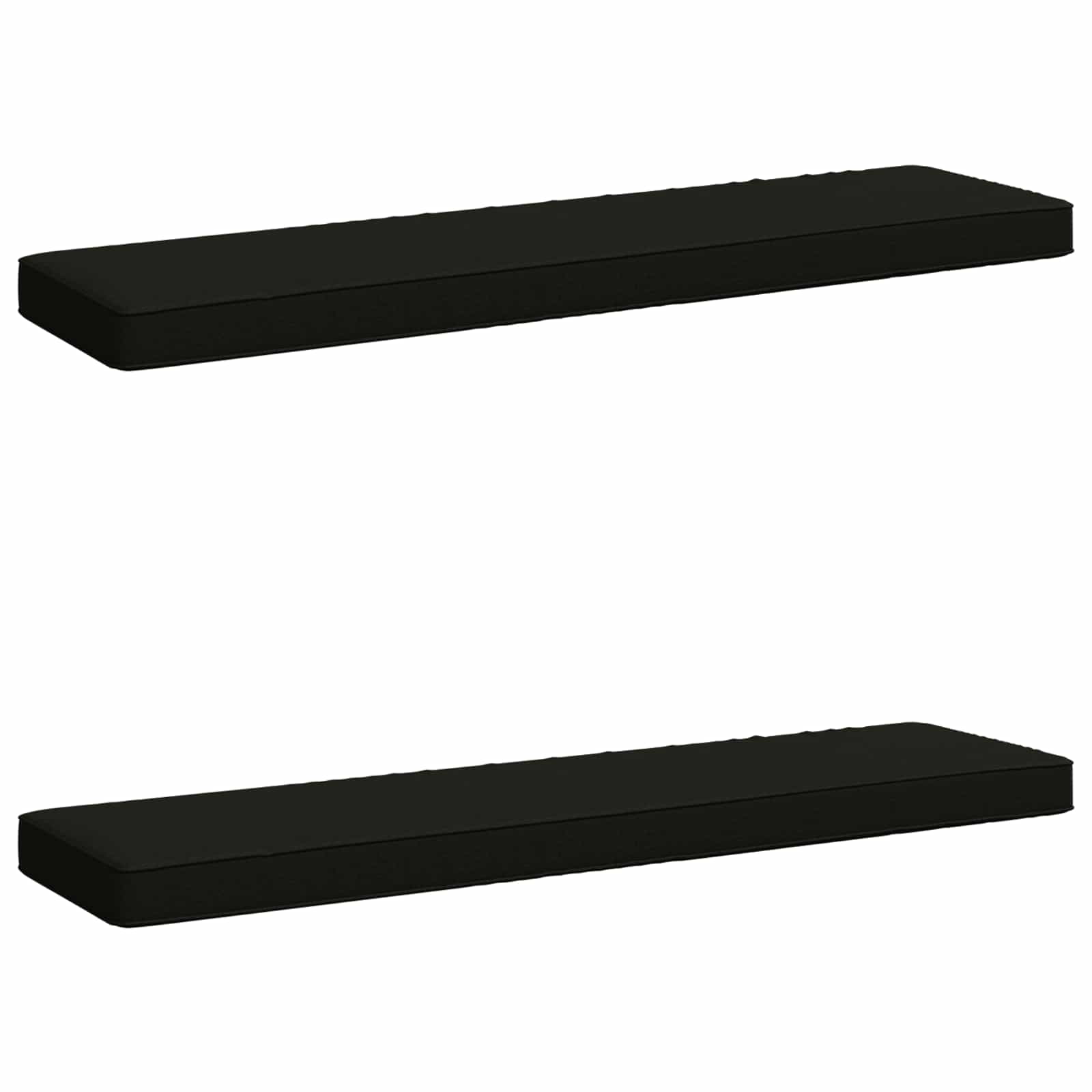 Калъфи за пейки, 2 части VUGHT 2 pcs 100% полиестер Черно — изображение 2