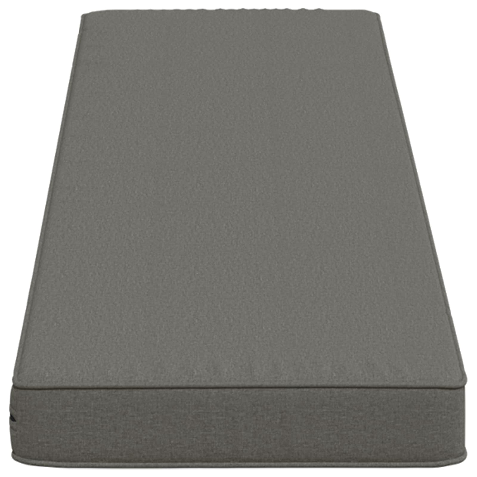 vidaXL 1-delig Bankkussen VUGHT 100% Polyester Grijs 100 x 30 x 5 cm, foto 4