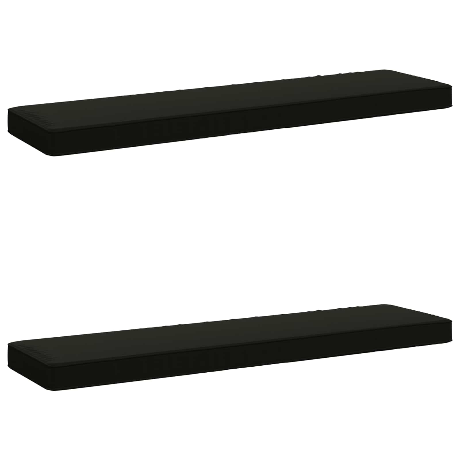 Калъфи за пейки, 2 части VUGHT 2 pcs 100% полиестер Черно — изображение 2