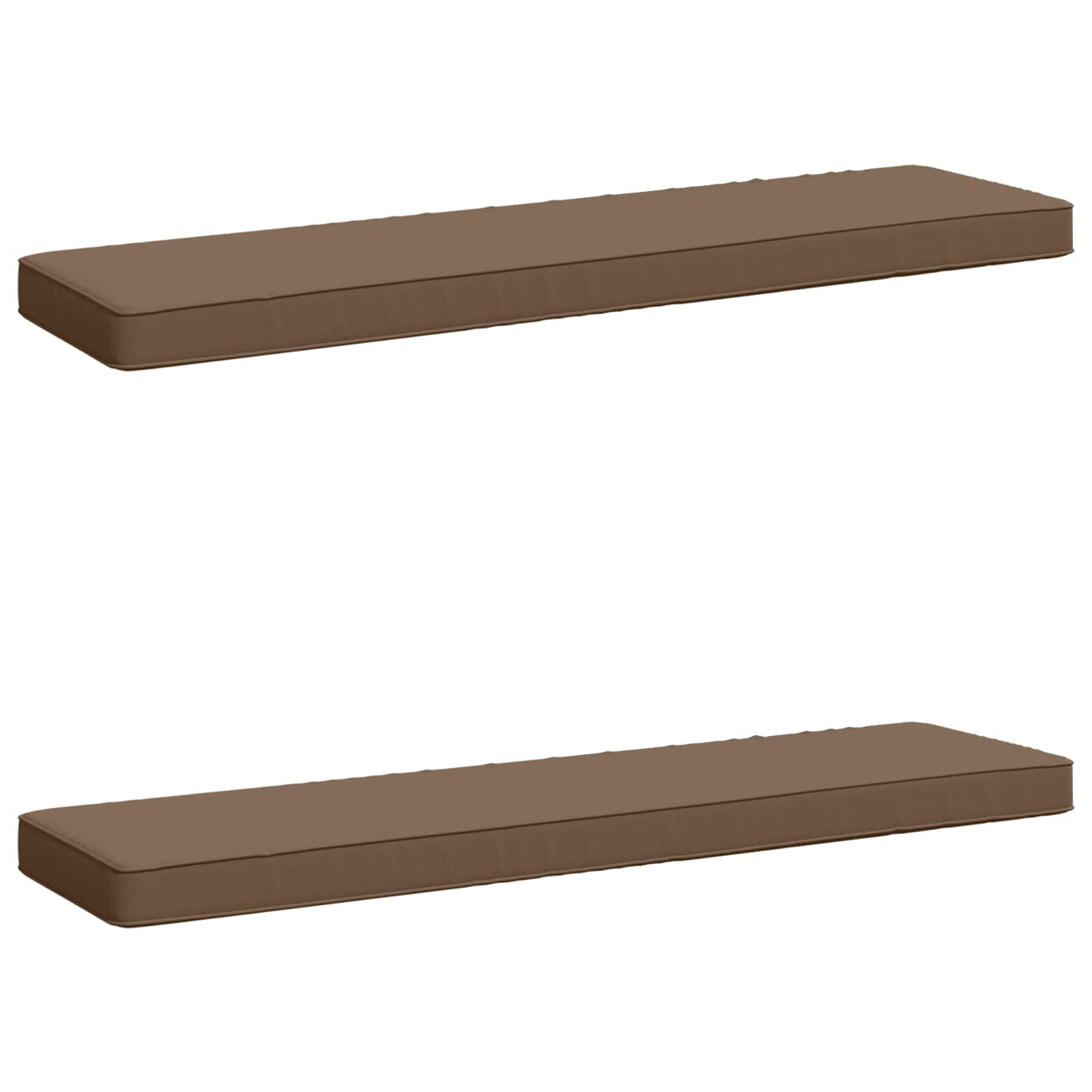 Калъфи за пейки, 2 части VUGHT 2 pcs 100% полиестер Таупе — изображение 2
