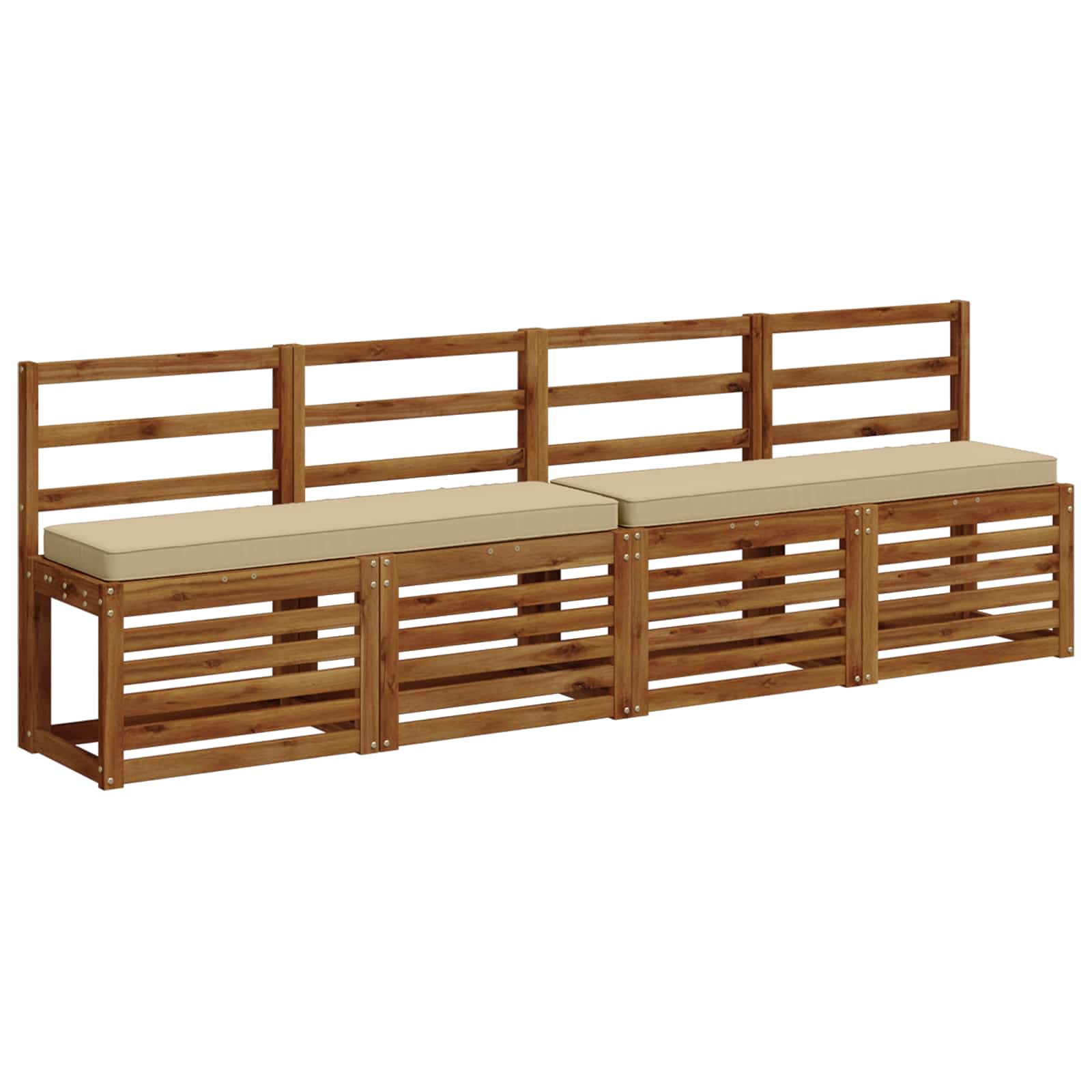 1-delig Bankkussen VUGHT 100% Polyester Beige 110 x 30 x 5 cm image 3