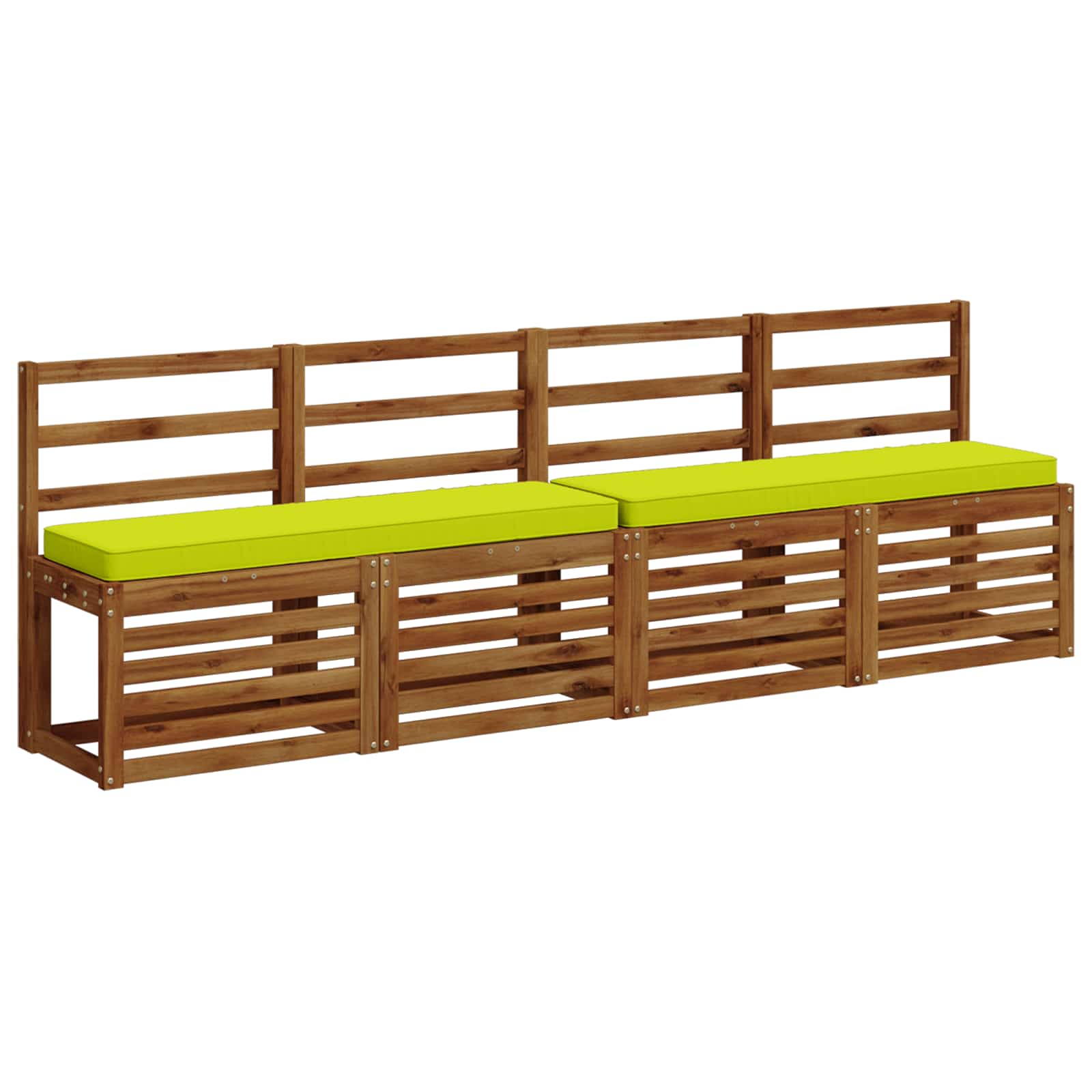 Калъфи за пейки, 2 части VUGHT 2 pcs 100% полиестер Яркозелено. — изображение 3