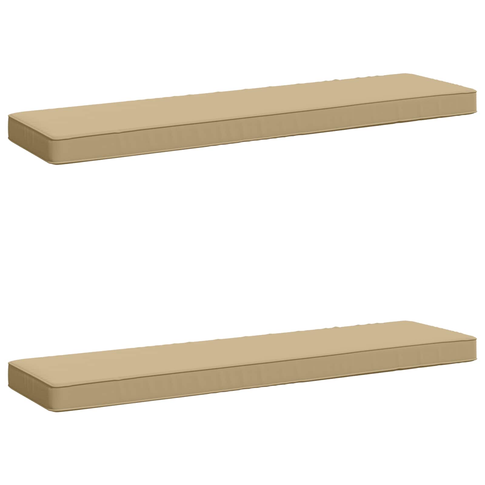 Калъфи за пейки, 2 части VUGHT 2 pcs 100% полиестер Бежово — изображение 2