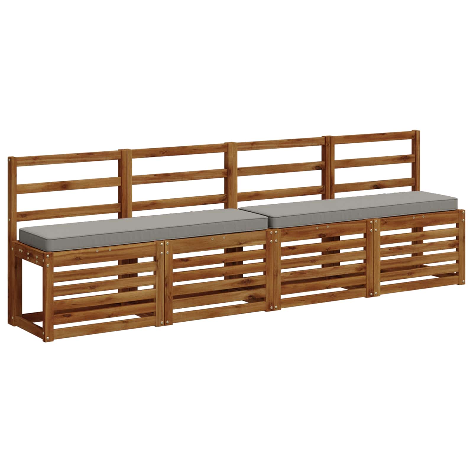 1-delig Bankkussen VUGHT 100% Polyester Grijs 120 x 30 x 5 cm image 2
