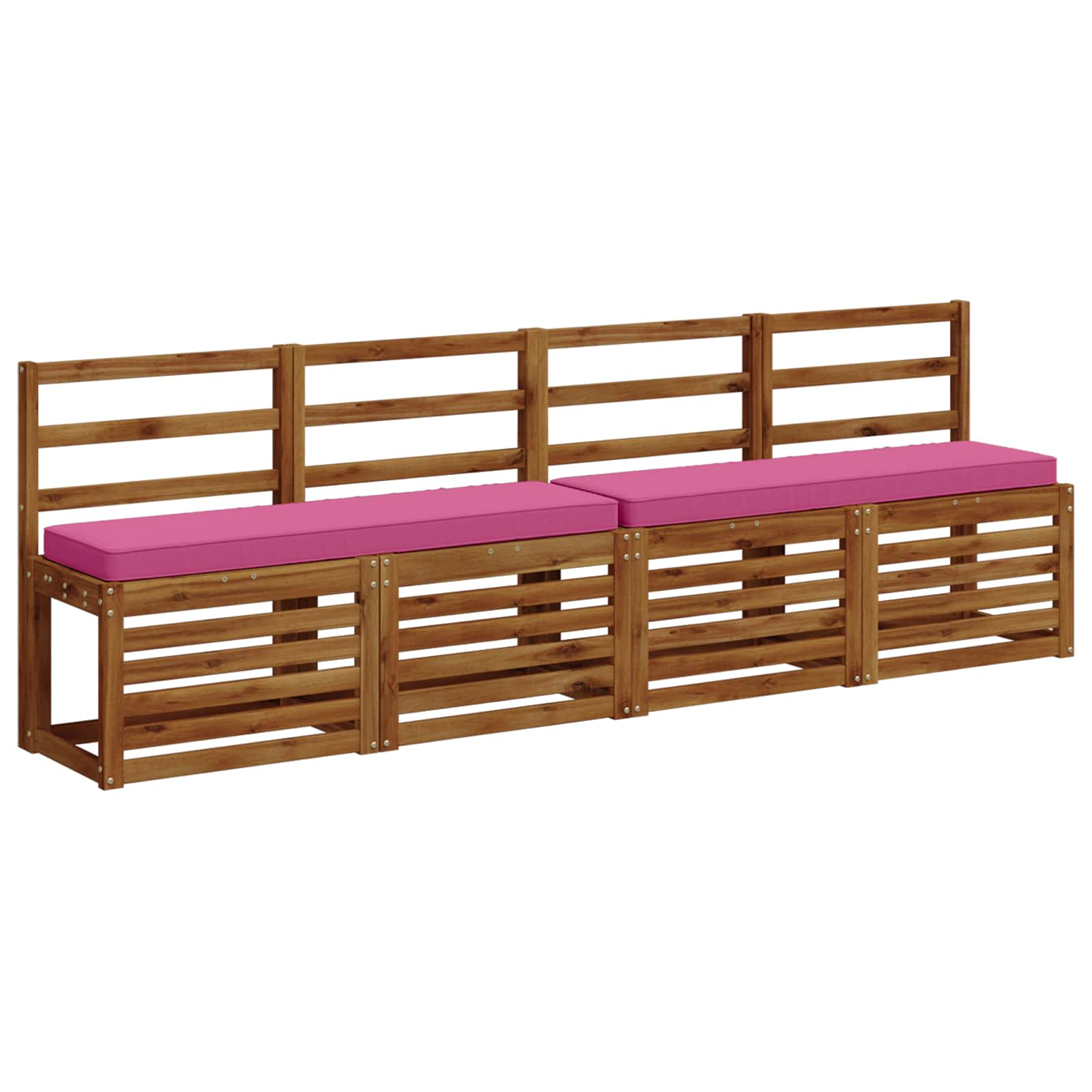 1-delig Bankkussen VUGHT 100% Polyester Roze 120 x 30 x 5 cm image 2