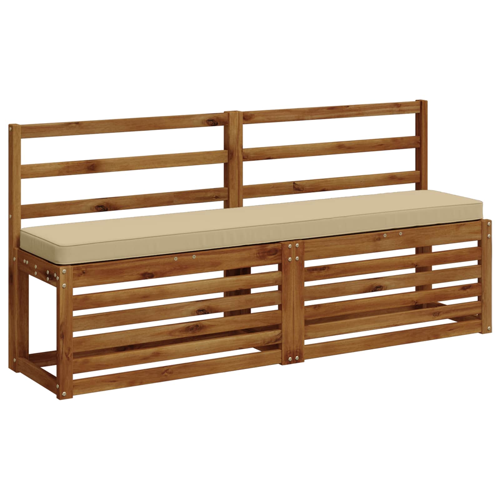 1-delig Bankkussen VUGHT 100% Polyester Beige 140 x 30 x 5 cm image 2