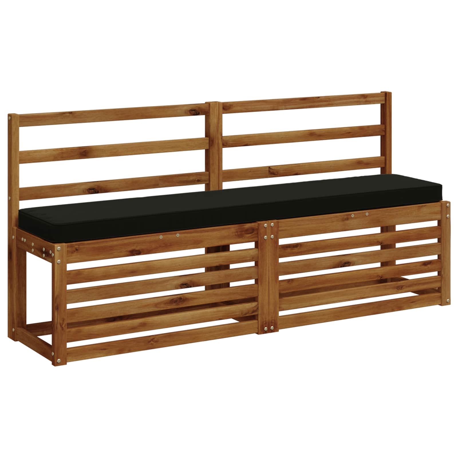 1-delig Bankkussen VUGHT 100% Polyester Zwart 140 x 30 x 5 cm image 2