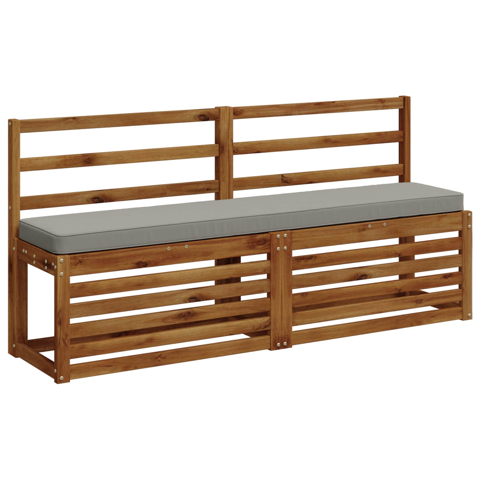 1-delig Bankkussen VUGHT 100% Polyester Grijs 140 x 30 x 5 cm image 2
