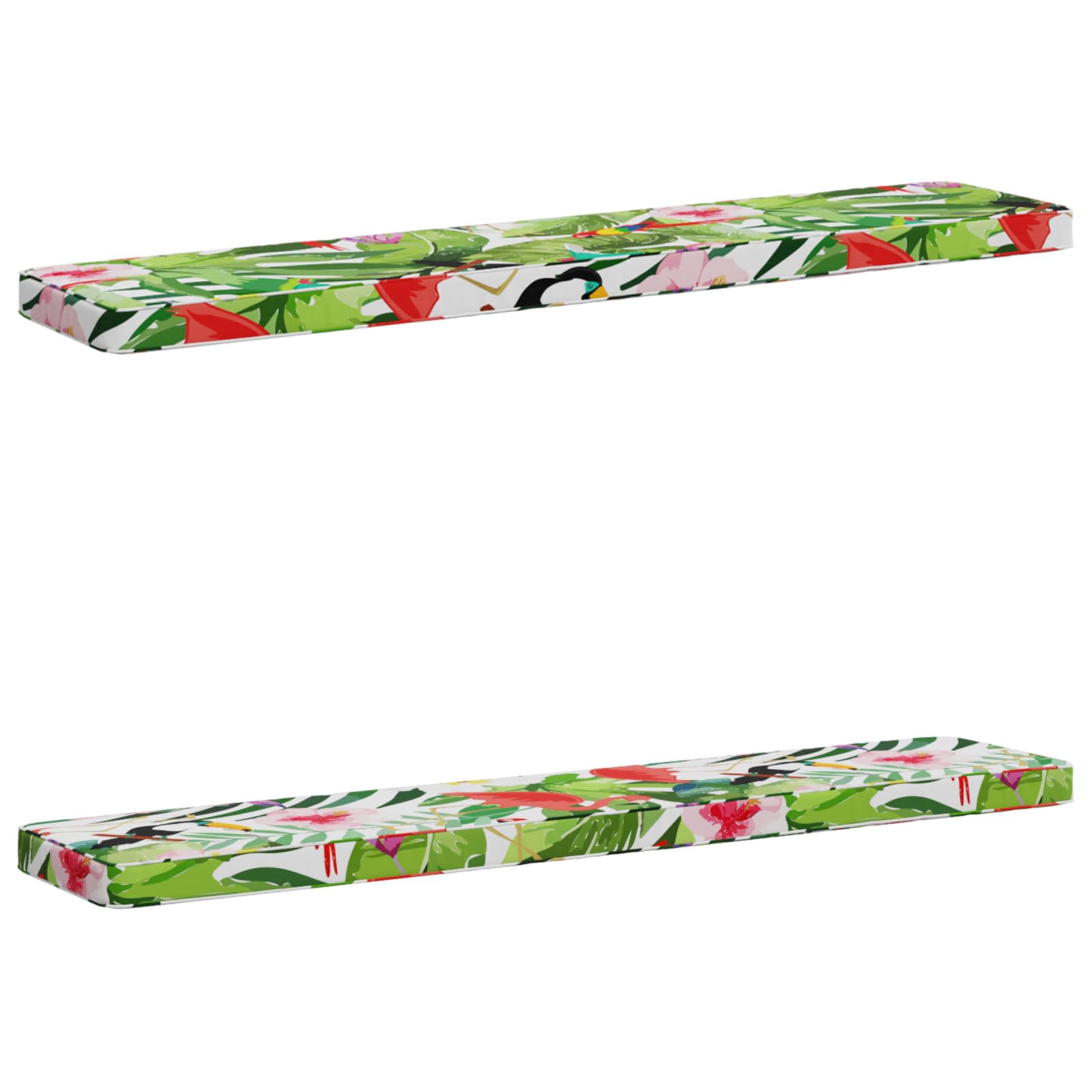 vidaXL 2-dielne podušky na lavicu VUGHT 2 ks 100% polyester