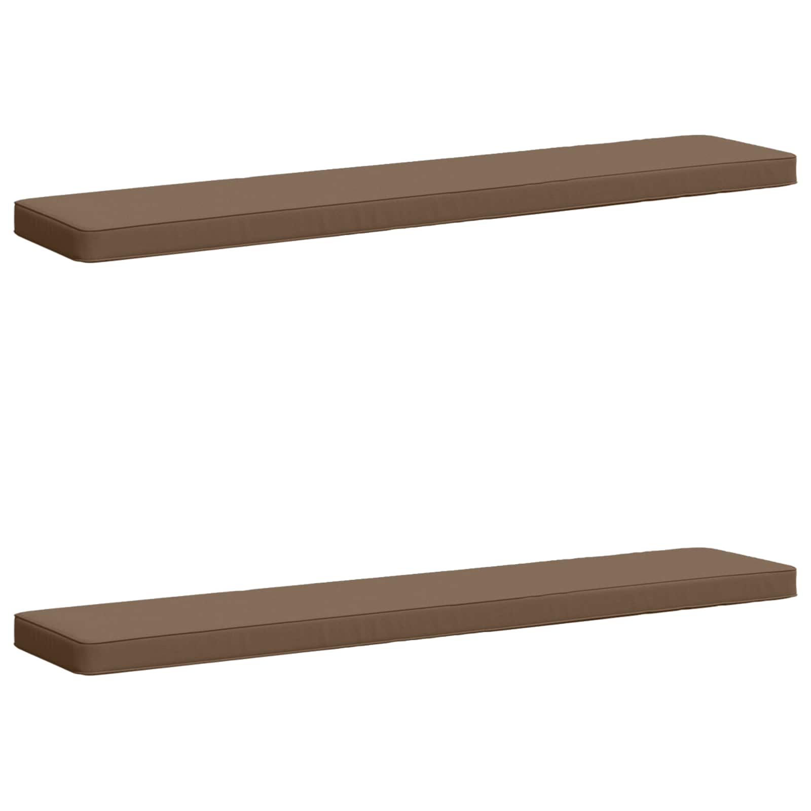 Калъфи за пейки, 2 части VUGHT 2 pcs 100% полиестер Таупе — изображение 2