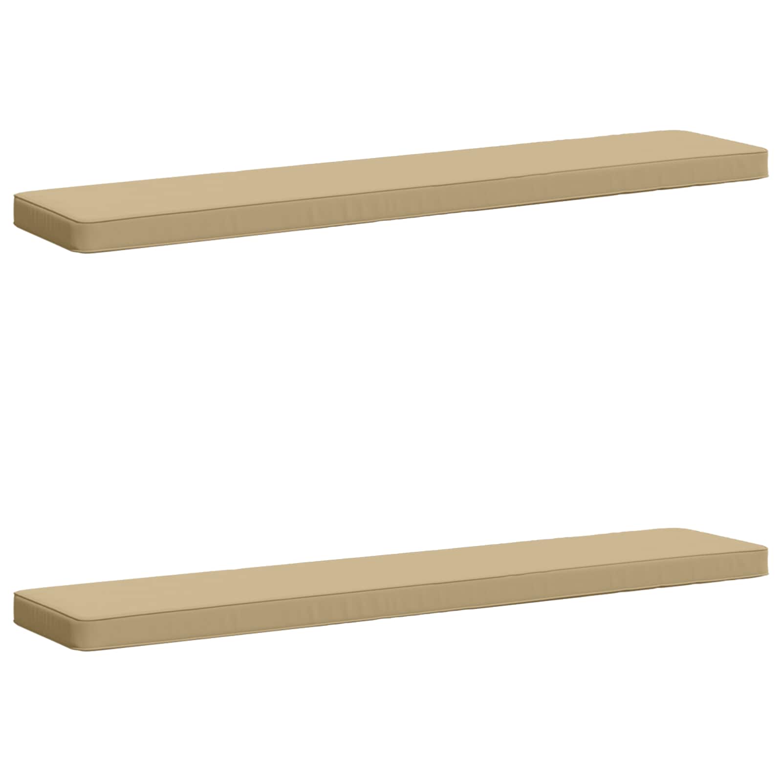 Калъфи за пейки, 2 части VUGHT 2 pcs 100% полиестер Бежово — изображение 2