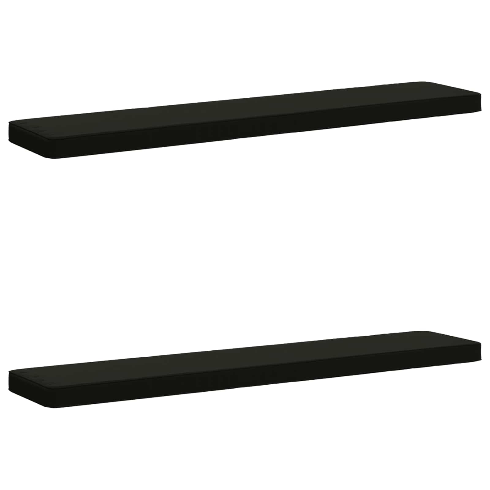 Калъфи за пейки, 2 части VUGHT 2 pcs 100% полиестер Черно — изображение 2