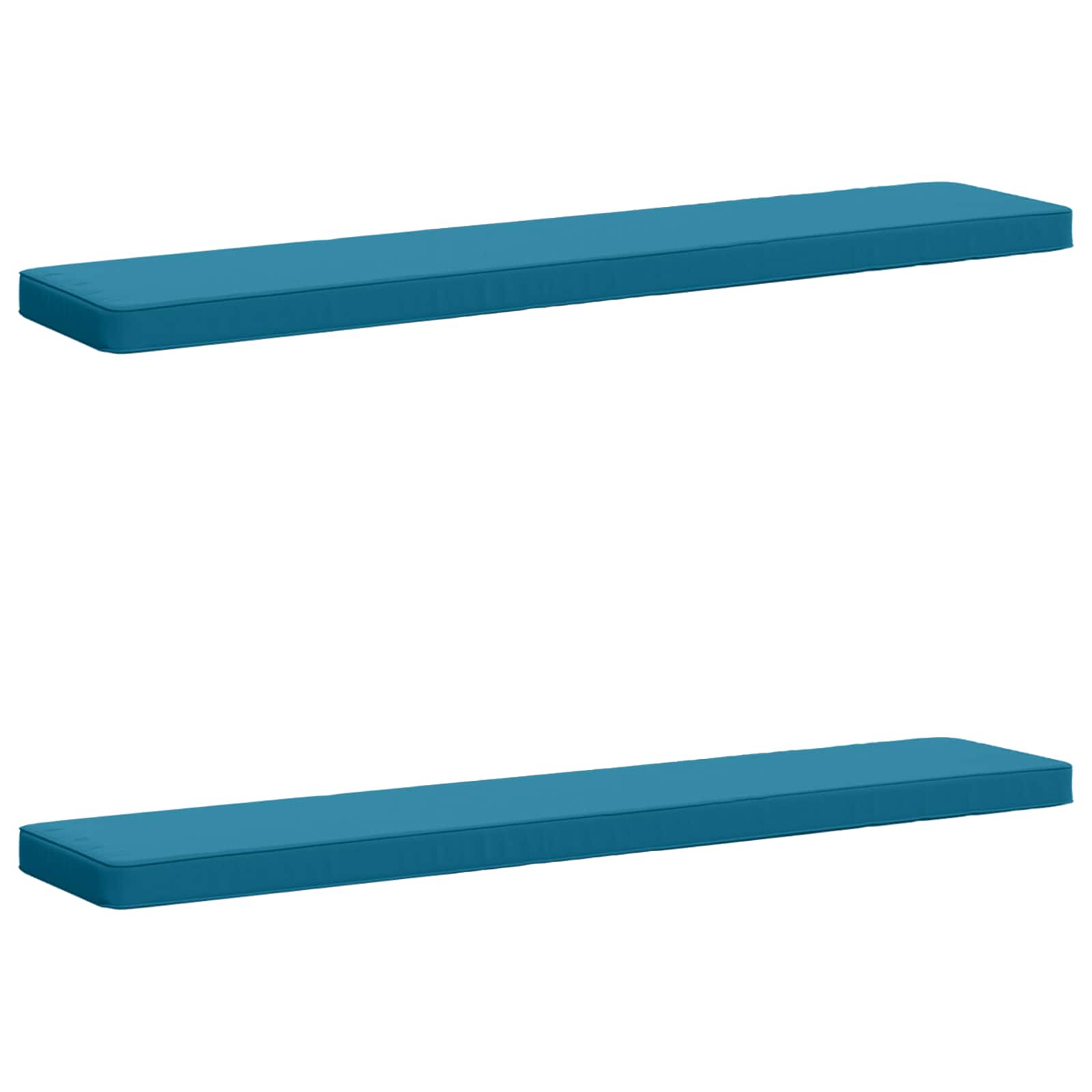 2-delige Bankkussens VUGHT 2 pcs 100% Polyester Lichtblauw image 2