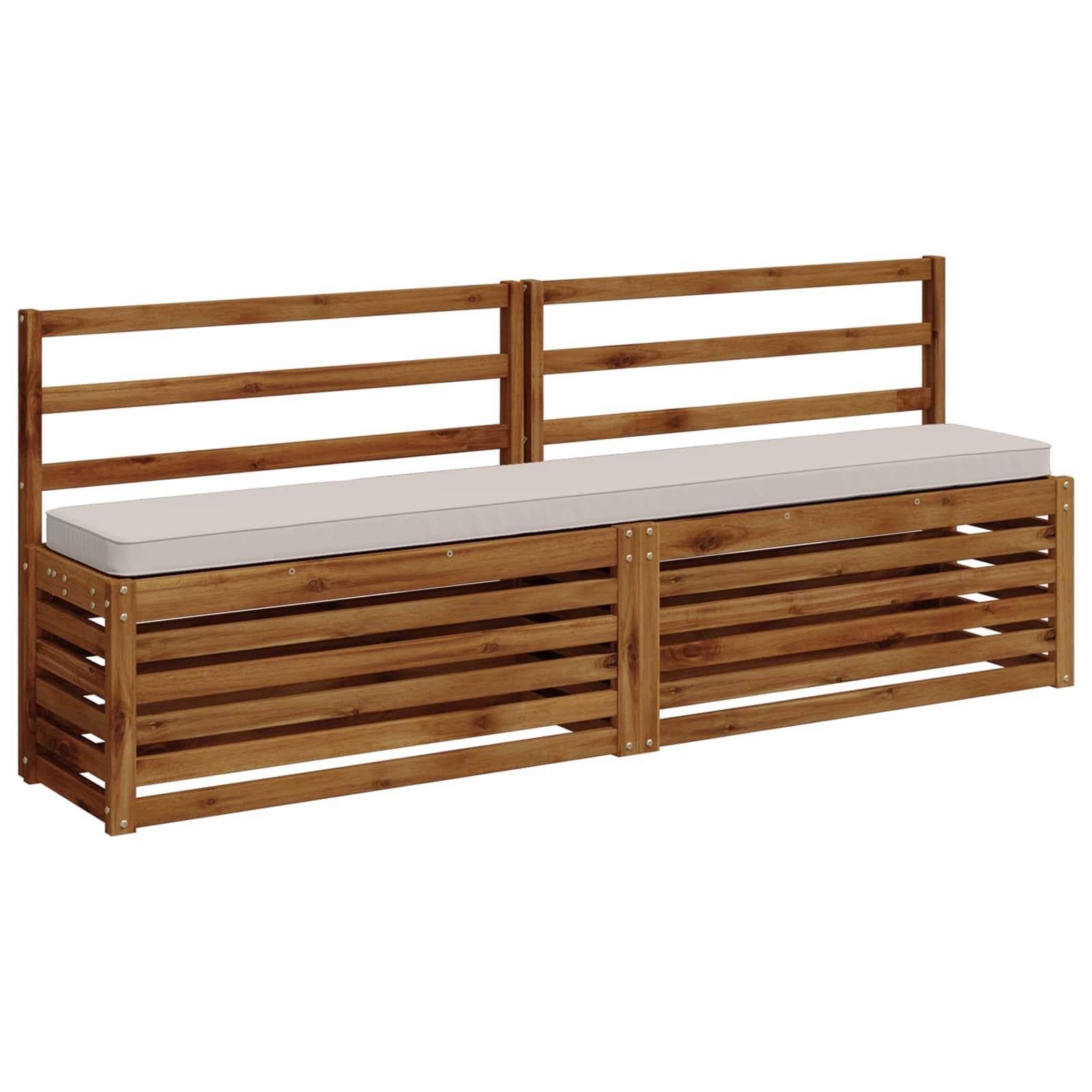 1-delig Bankkussen VUGHT 100% Polyester Wit 170 x 30 x 5 cm image 2
