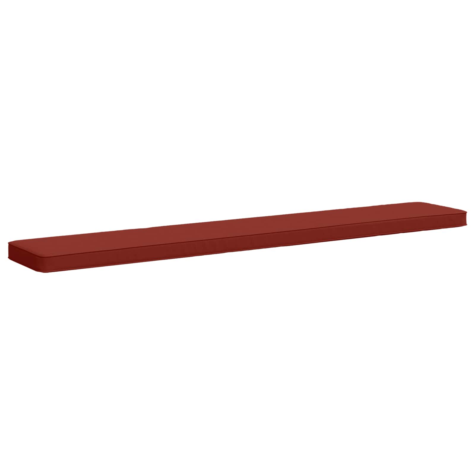 1-delig Bankkussen VUGHT 100% Polyester Rood 170 x 30 x 5 cm image 1