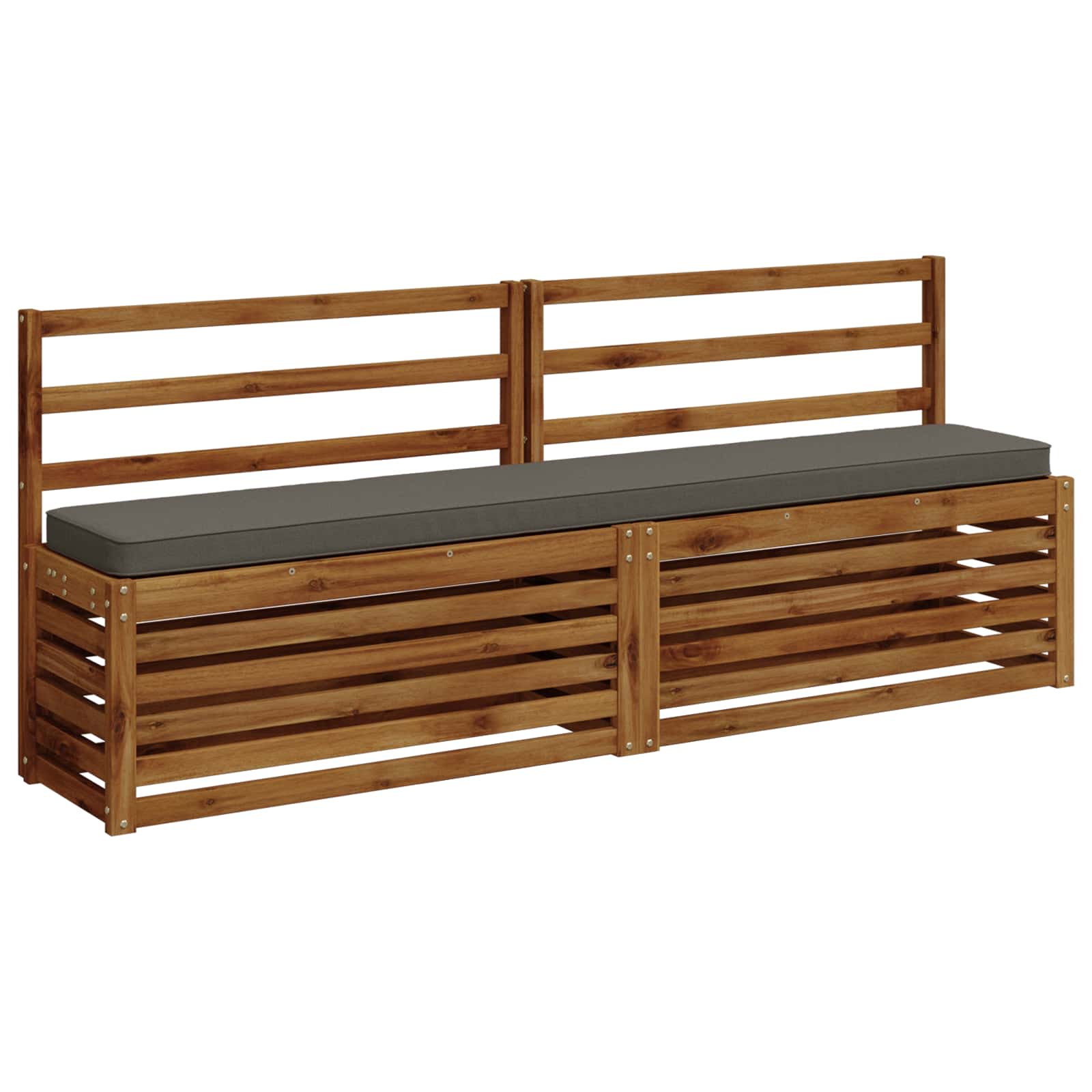 1-delig Bankkussen VUGHT 100% Polyester Grijs 170 x 30 x 5 cm image 2