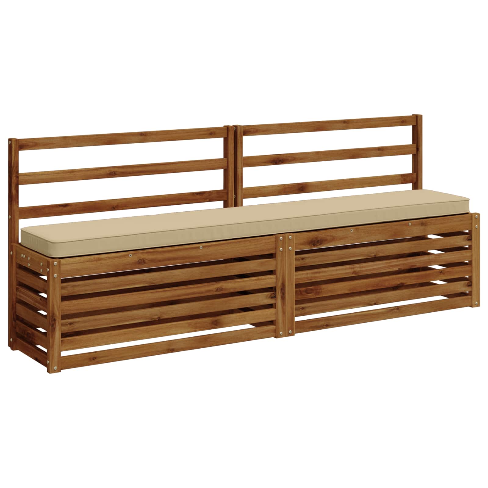1-delig Bankkussen VUGHT 100% Polyester Beige 170 x 30 x 5 cm image 2