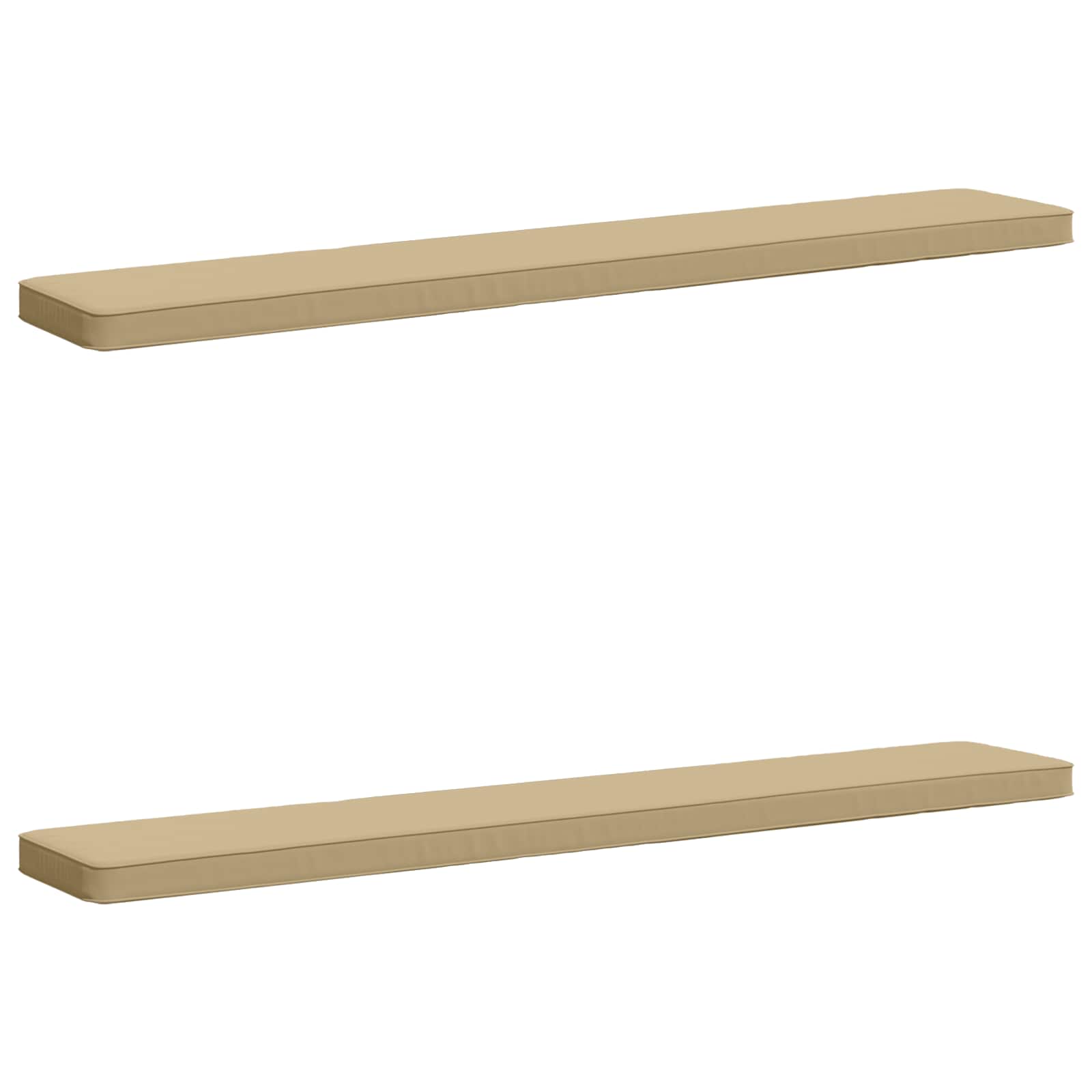 Калъфи за пейки, 2 части VUGHT 2 pcs 100% полиестер Бежово — изображение 2