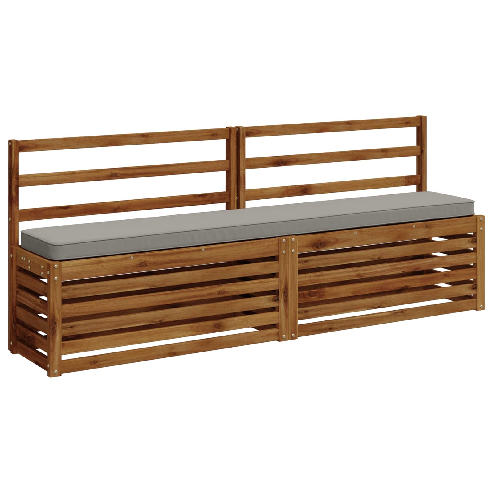 1-delig Bankkussen VUGHT 100% Polyester Grijs 170 x 30 x 5 cm image 2