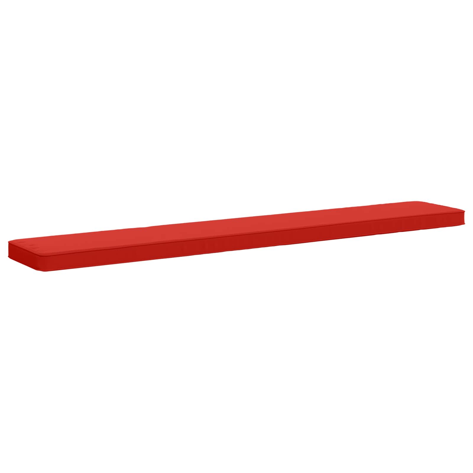 1-delig Bankkussen VUGHT 100% Polyester Rood 170 x 30 x 5 cm image 1