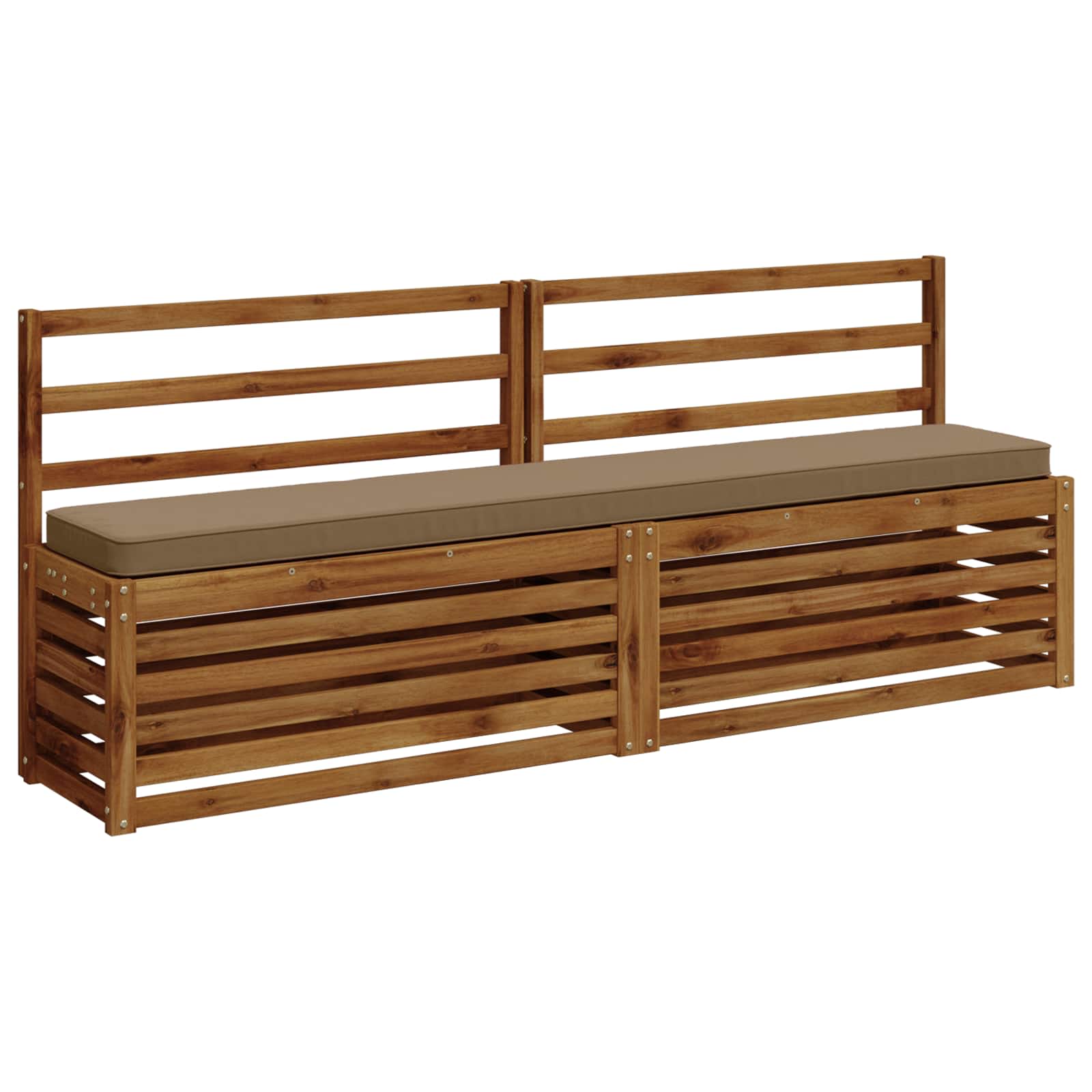 1-delig Bankkussen VUGHT 100% Polyester Taupe 170 x 30 x 5 cm image 2