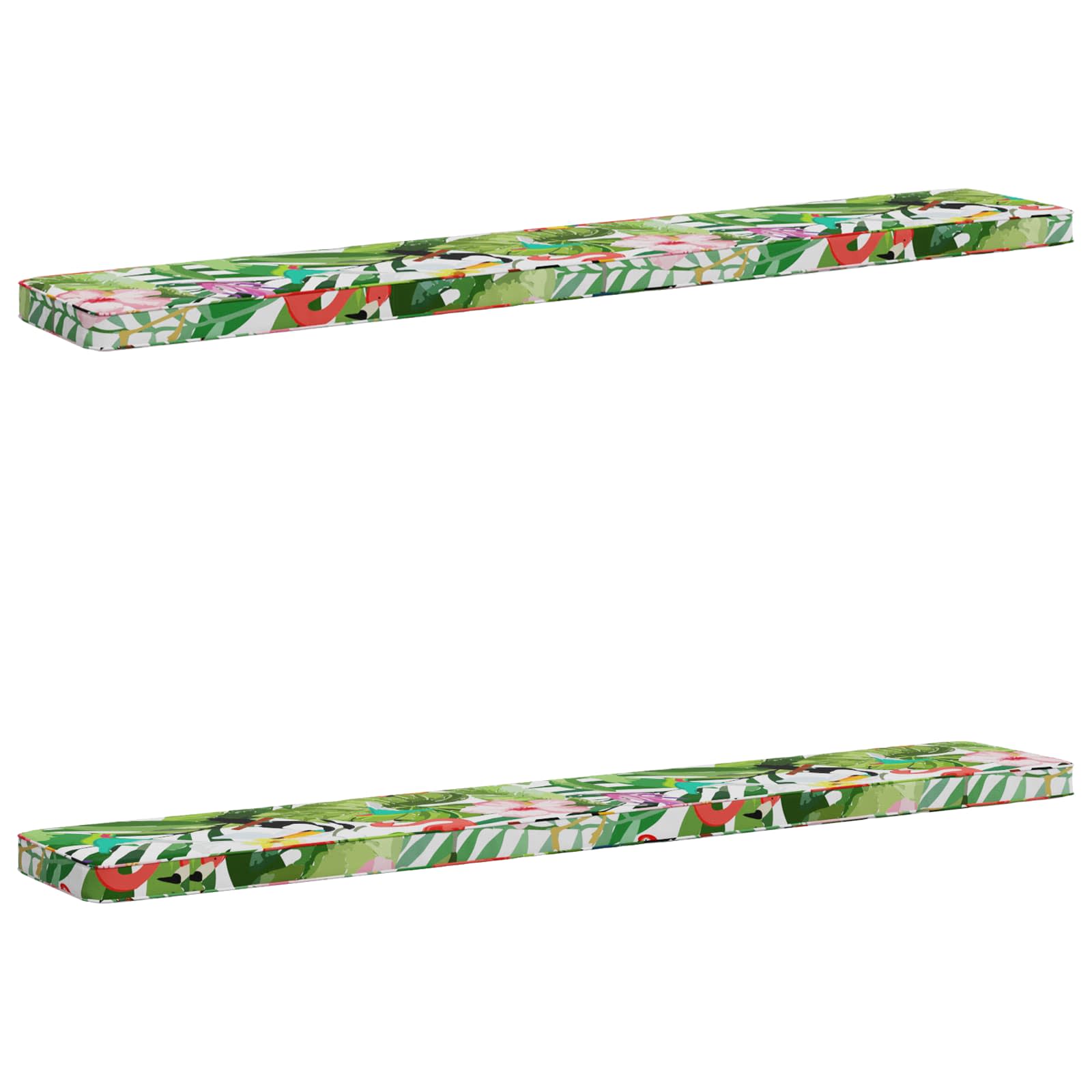 vidaXL 2-dielne podušky na lavicu VUGHT 2 pcs 100% polyester