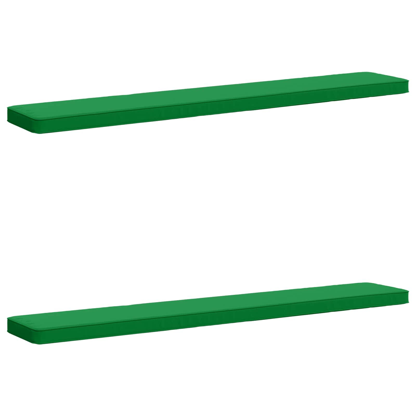 Калъфи за пейки, 2 части VUGHT 2 pcs 100% полиестер Зелено — изображение 2
