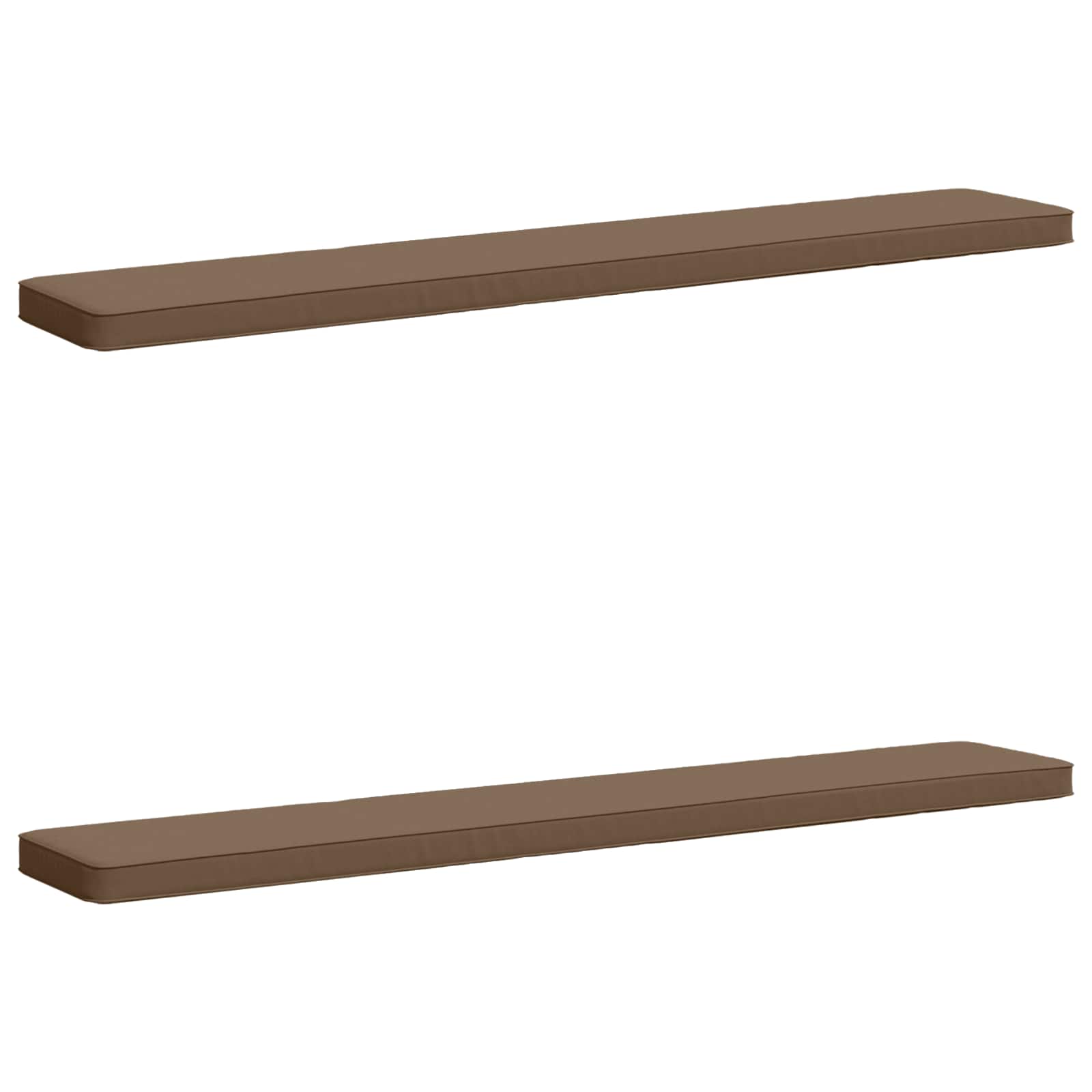 Калъфи за пейки, 2 части VUGHT 2 pcs 100% полиестер Таупе — изображение 2