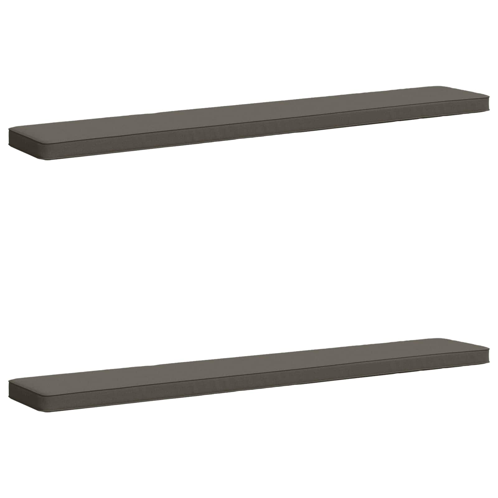 Калъфи за пейки, 2 части VUGHT 2 pcs 100% полиестер Сиво — изображение 2