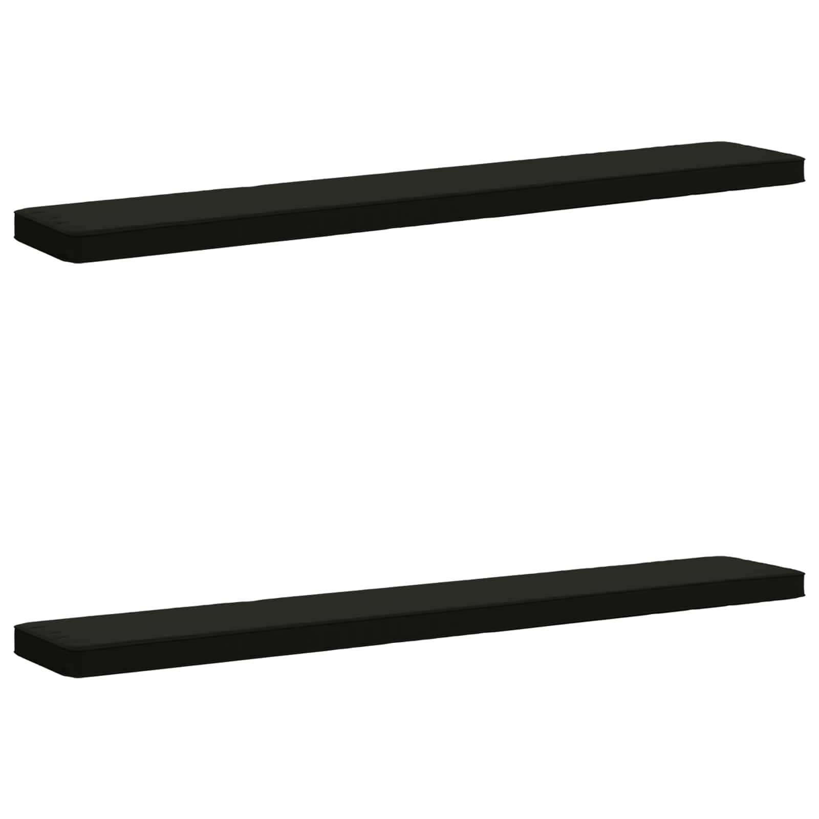 Калъфи за пейки, 2 части VUGHT 2 pcs 100% полиестер Черно — изображение 2