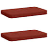 vidaXL 2-osaline Padi Pinkidele VUGHT 2 pcs 100% Pol&uuml;ester Punane