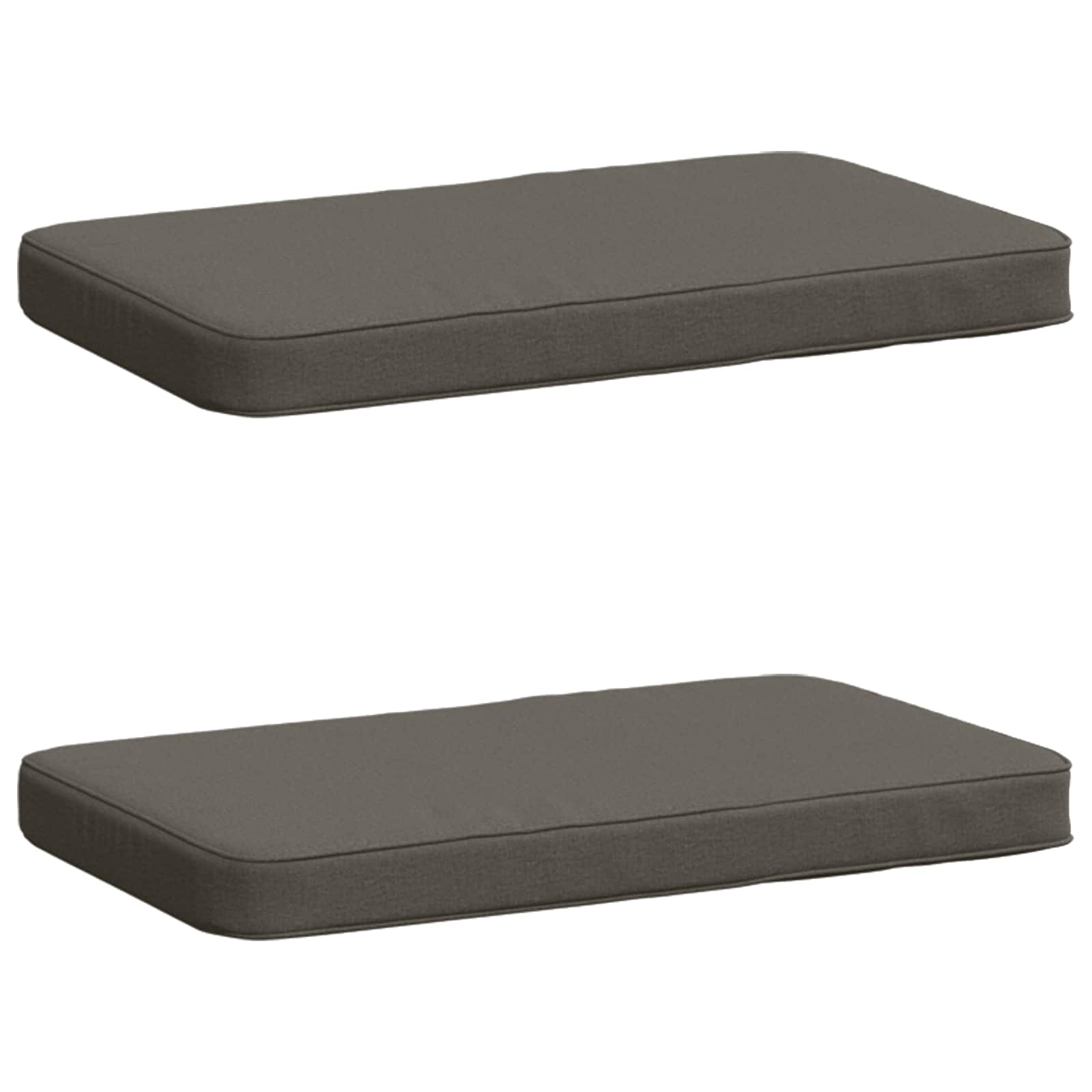 Калъфи за пейки, 2 части VUGHT 2 pcs 100% полиестер Сиво — изображение 2