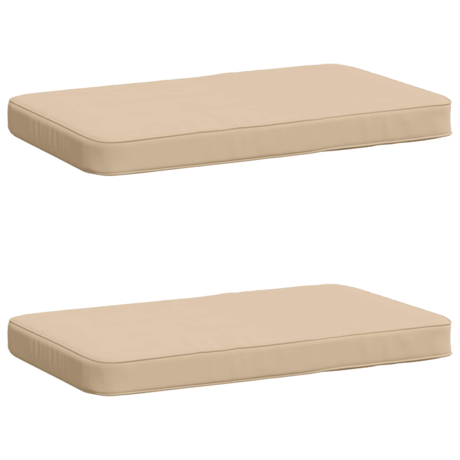 Калъфи за пейки, 2 части VUGHT 2 pcs 100% полиестер Кремаво